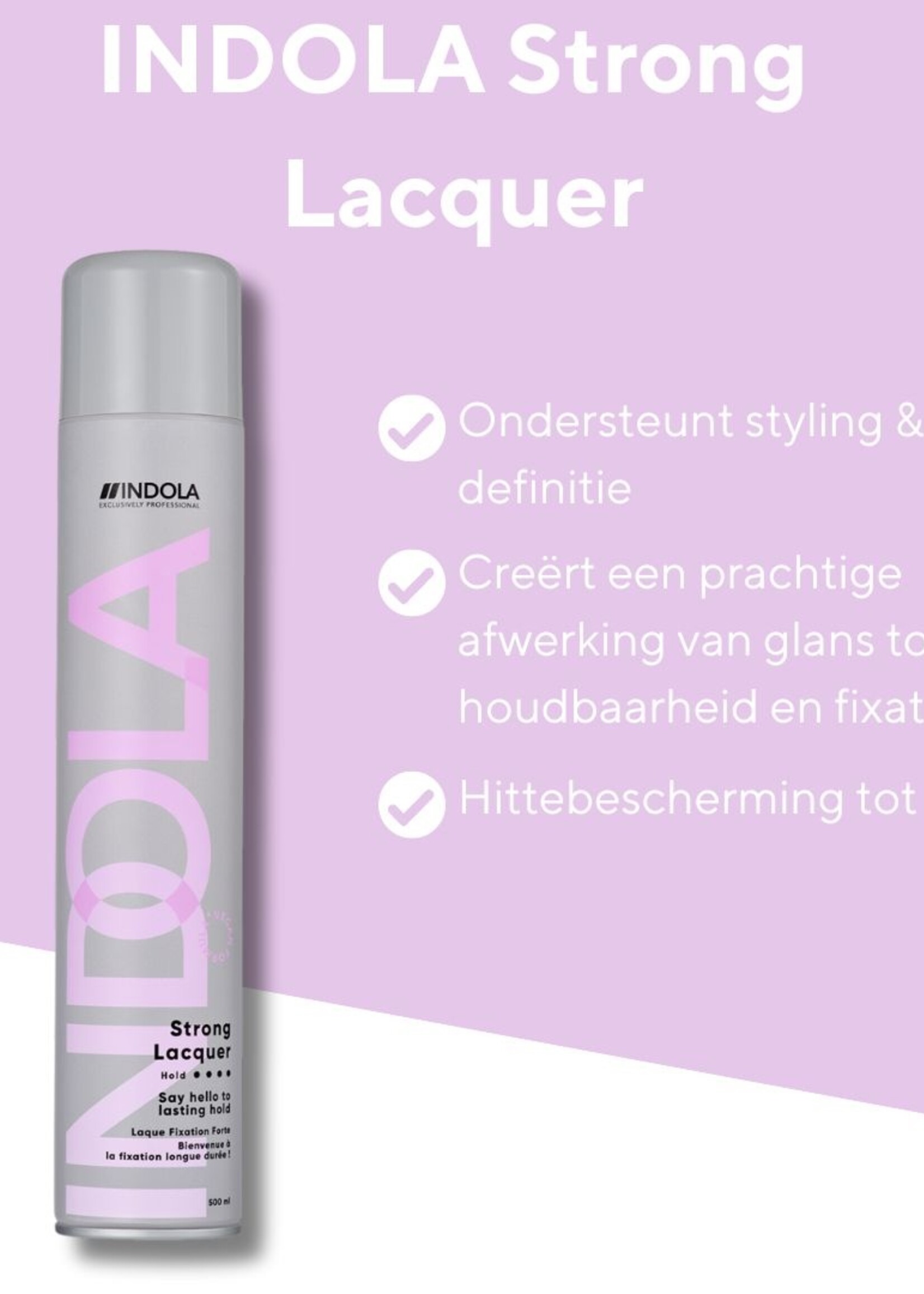 Indola Indola Finish Strong Lacquer - 500ml