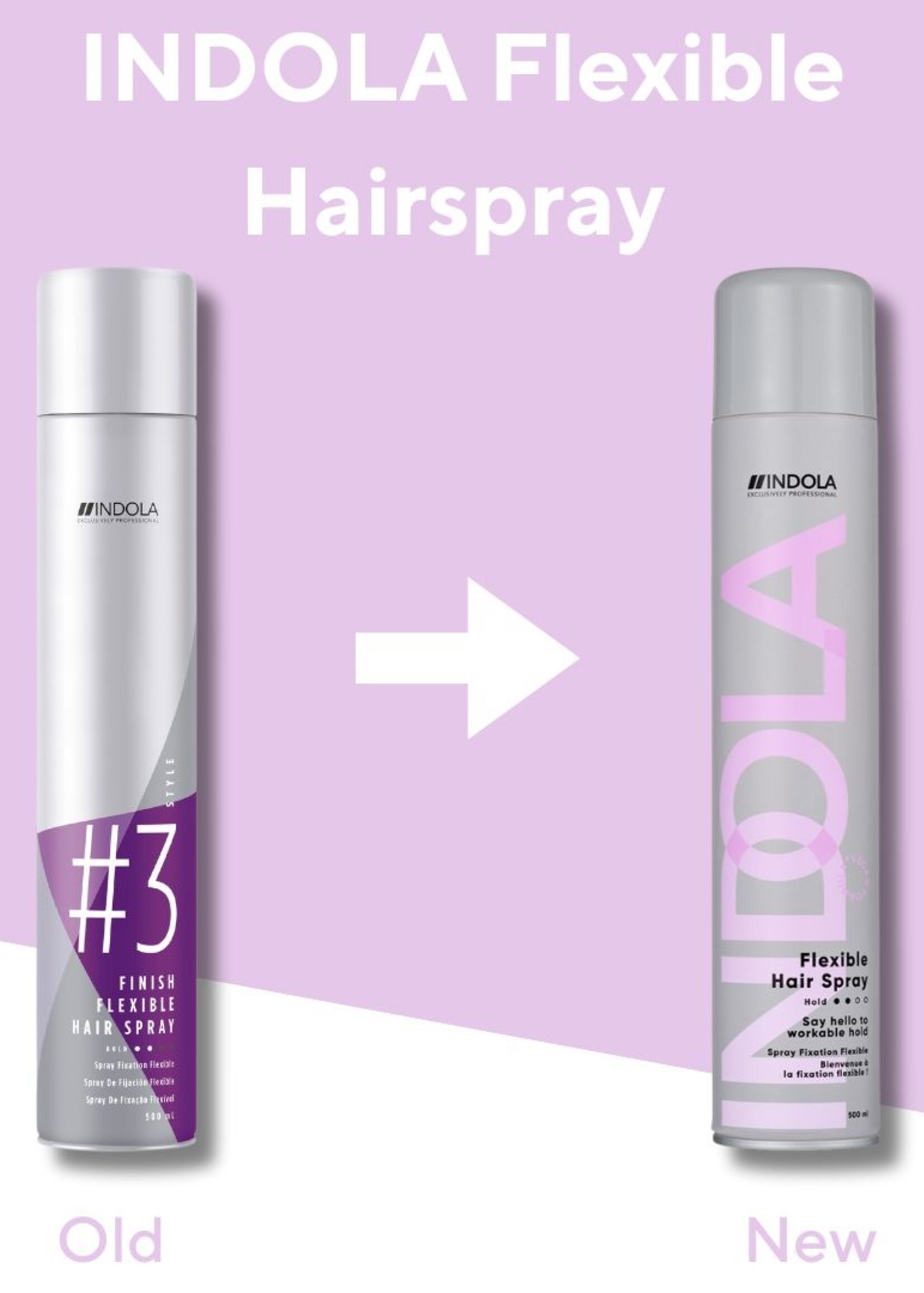 Indola Indola Finish Flexible Haarspray - 500ml