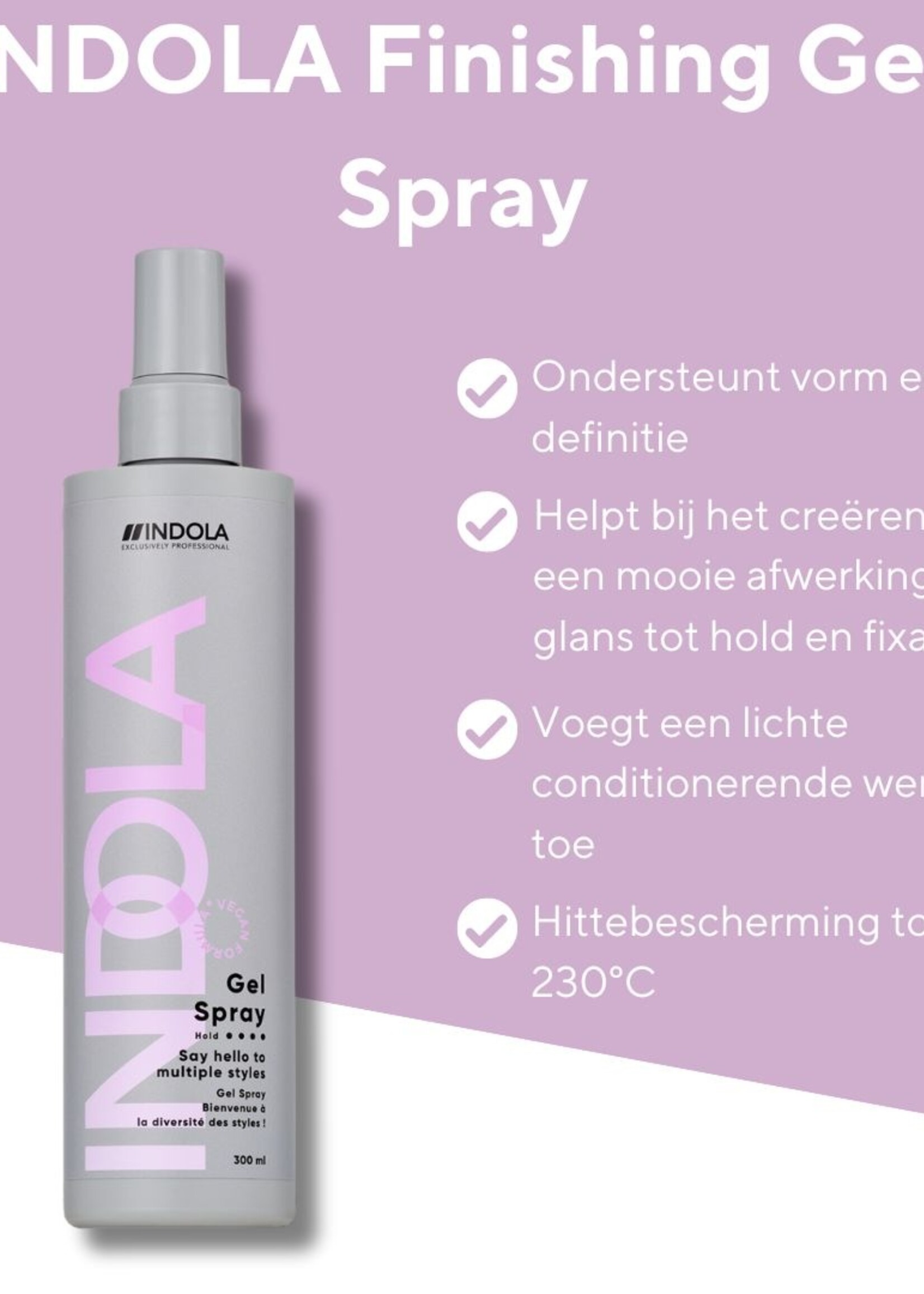 Indola Indola Finish Gel Spray - 300ml