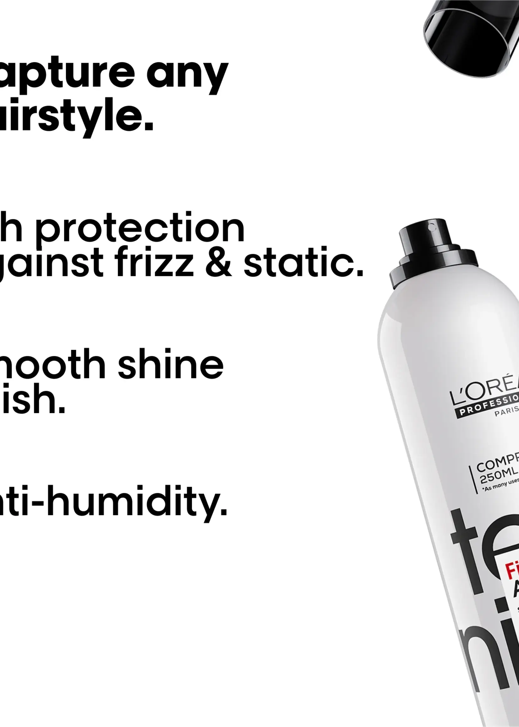 L'Oreal Professionnel L'Oreal TechniArt Fix Anti Frizz Haarspray - 250ml