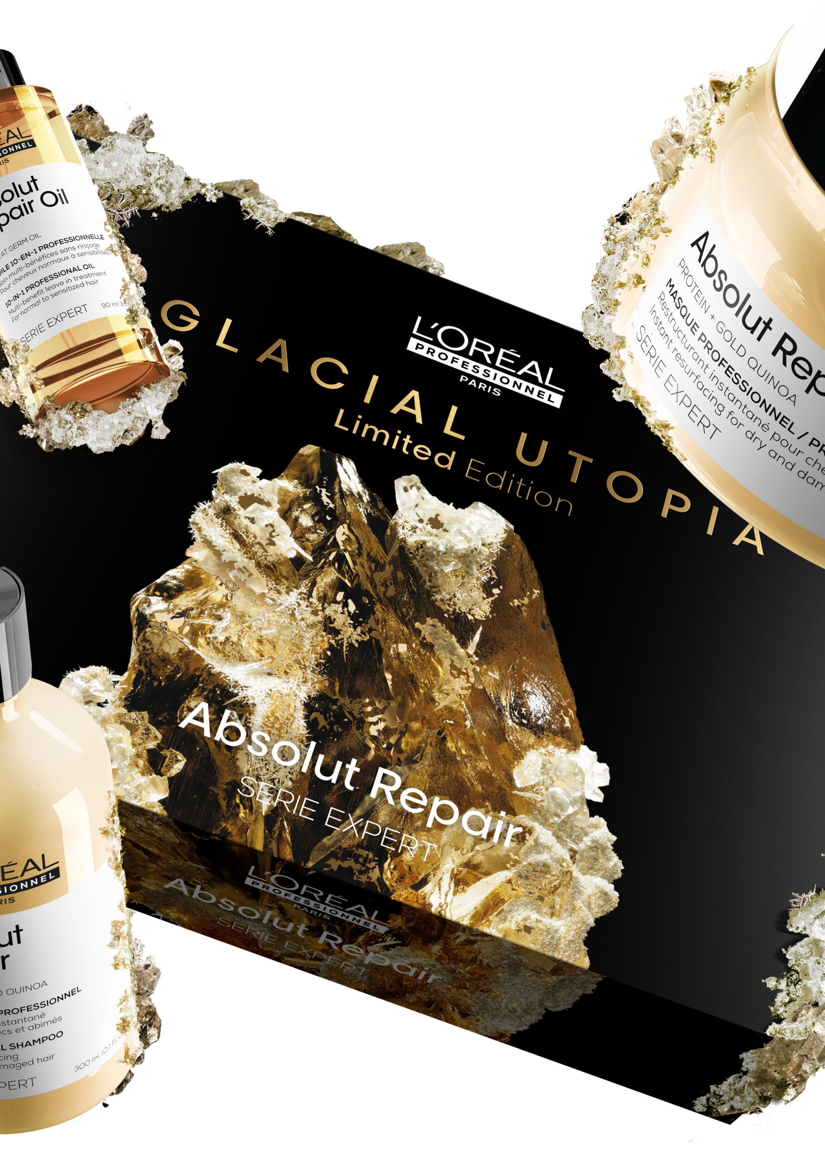 L'Oreal Professionnel L'Oreal Absolut Repair Trio Geschenkset - 300+250+90ml