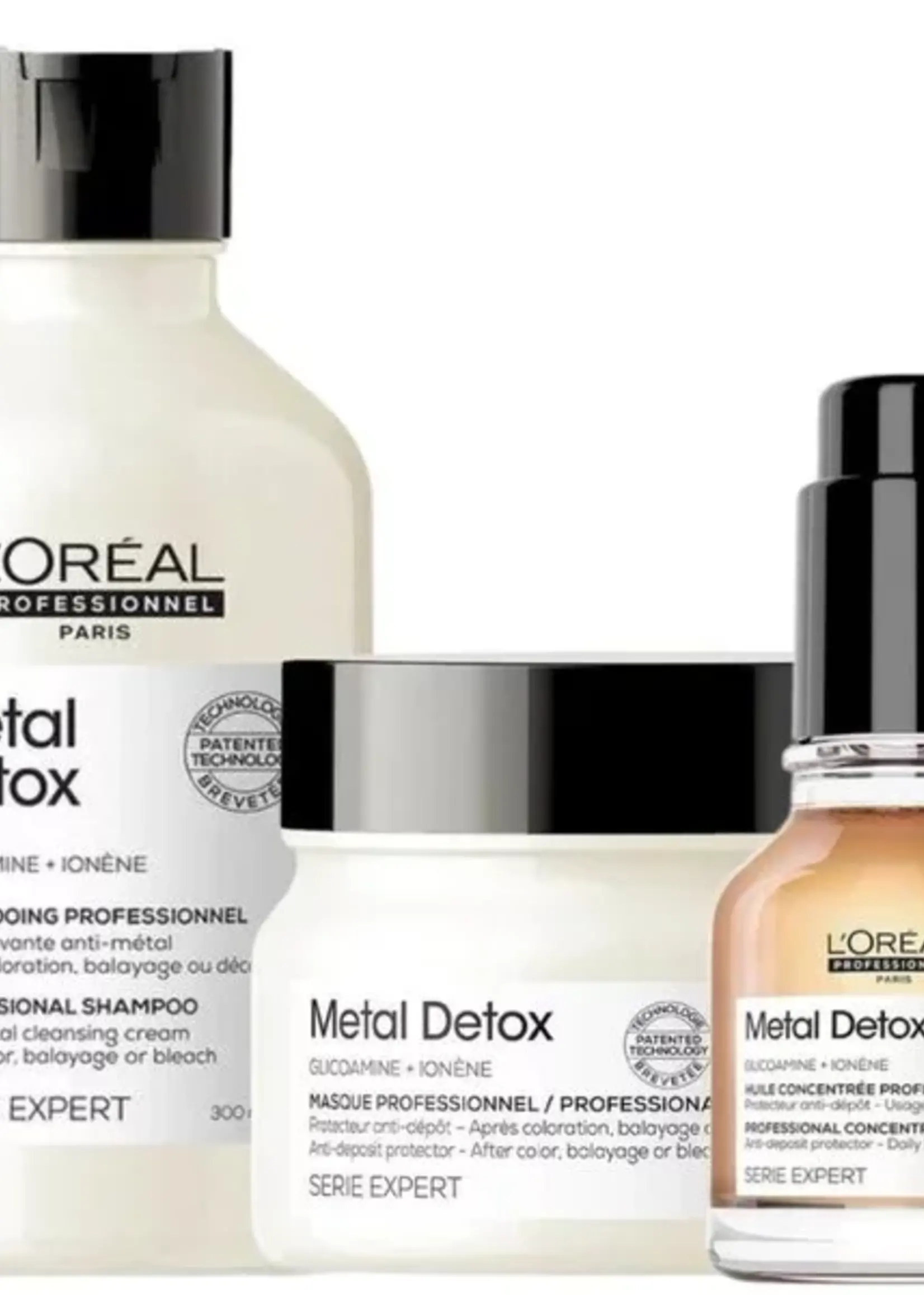 L'Oreal Professionnel L'Oreal Metal Detox Trio Geschenkset - 300+250+50ml