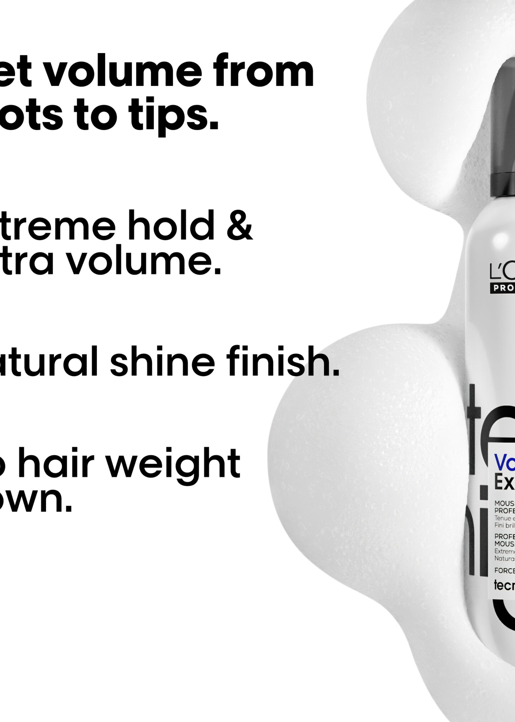 L'Oreal Professionnel L'Oreal TecniArt Full Volume Extra Strong Mousse - 250ml