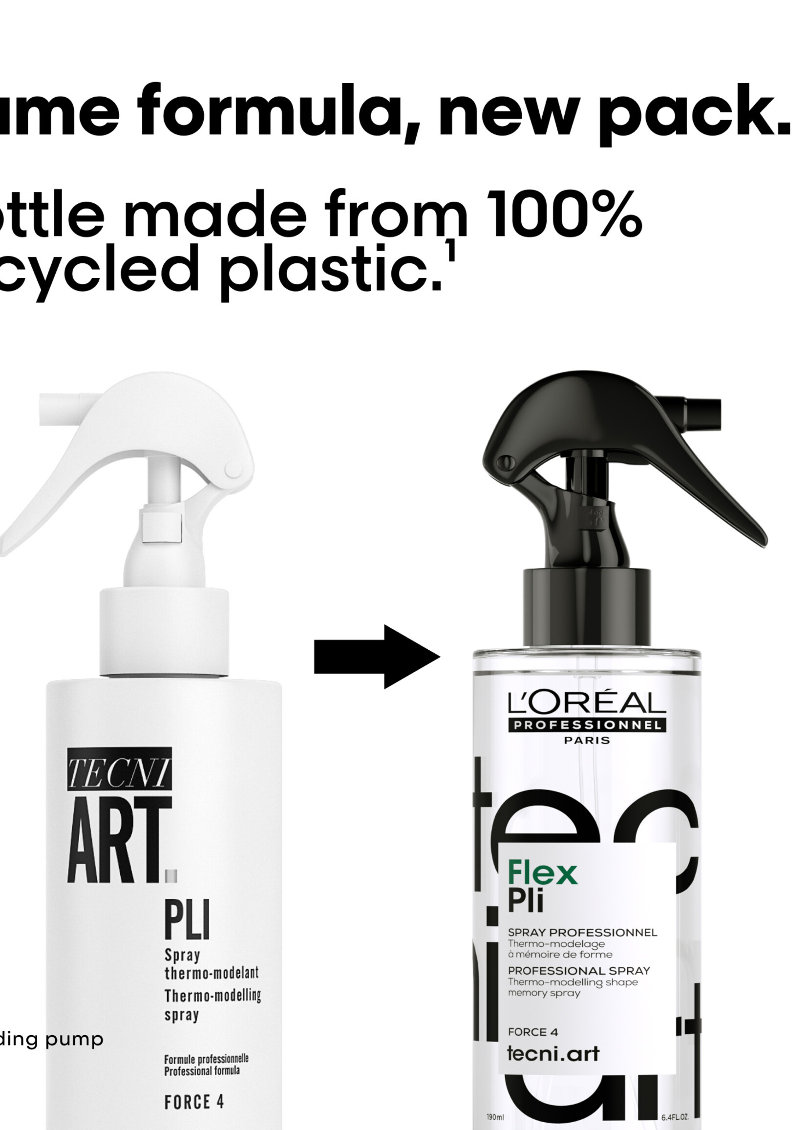 L'Oreal Professionnel L'Oreal TecniArt Flex Pli 4 Thermo Modelling Spray - 190ml