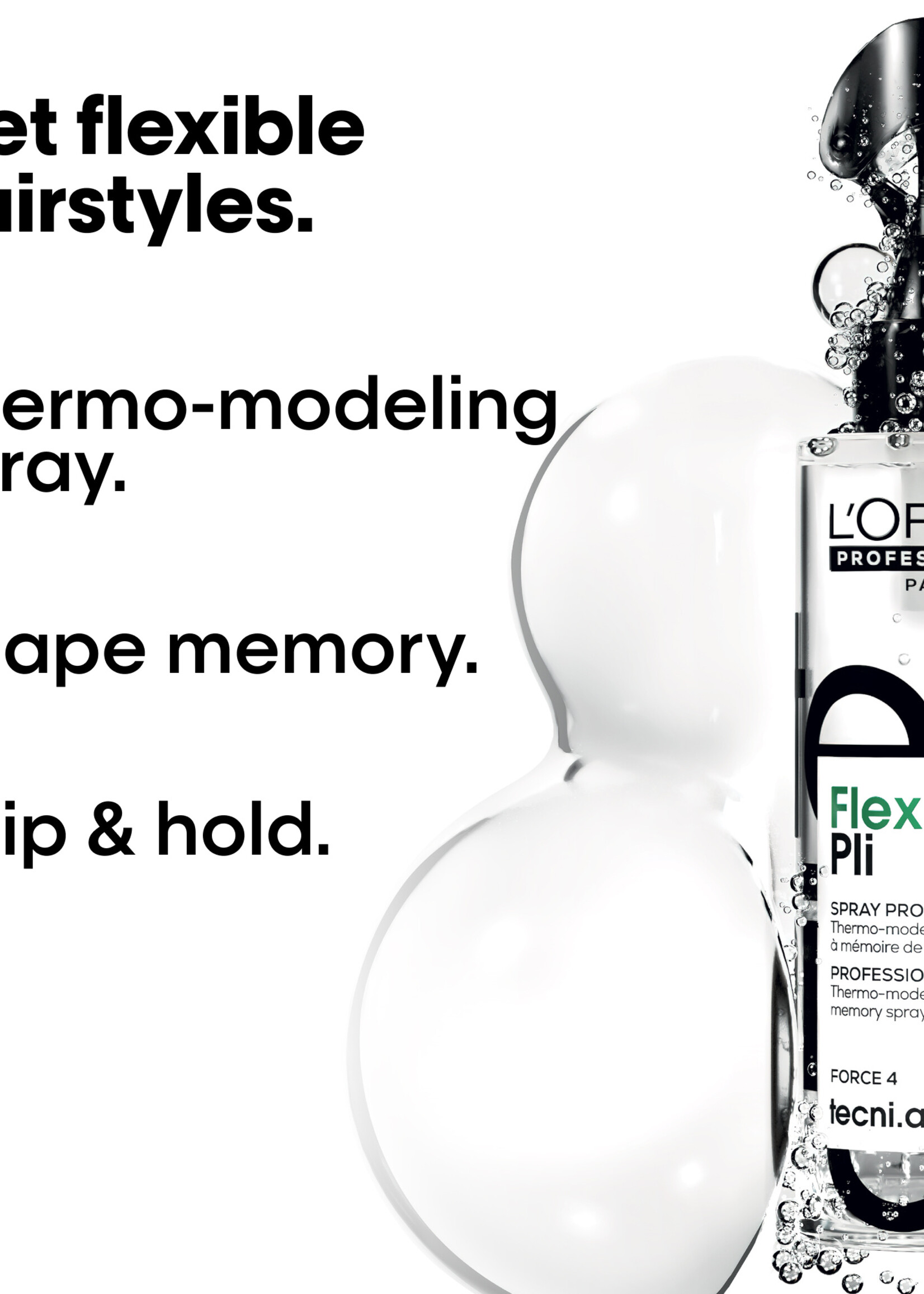 L'Oreal Professionnel L'Oreal TecniArt Flex Pli 4 Thermo Modelling Spray - 190ml