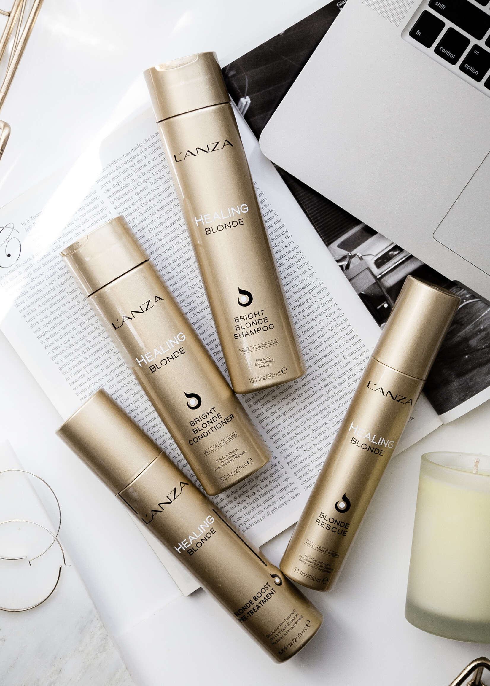 L'ANZA L'ANZA Healing Blonde Duo Set - 300+250ml