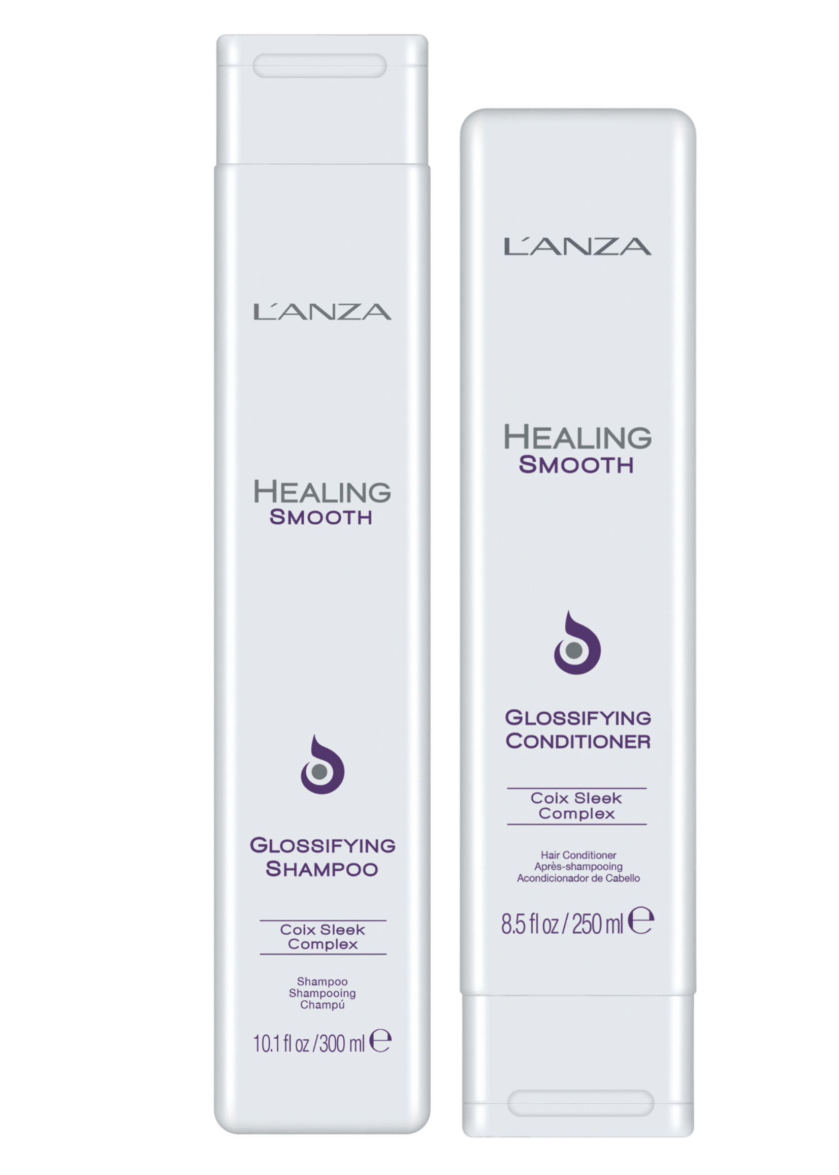 L'ANZA L'ANZA Healing Smooth Glossifying Duo Set - 300+250ml