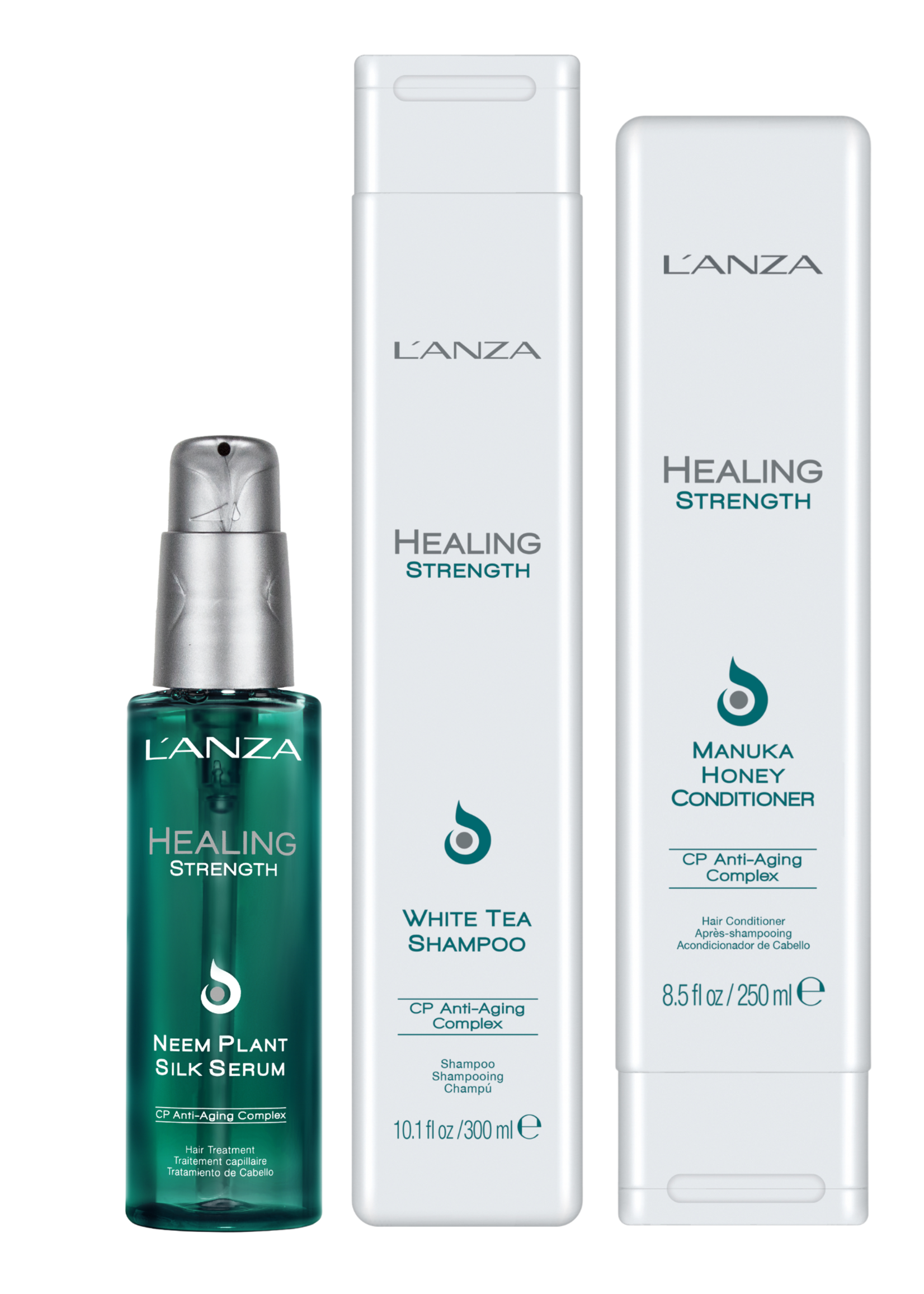 L'ANZA L'ANZA Healing Strength Triple Set - 300+250+100ml