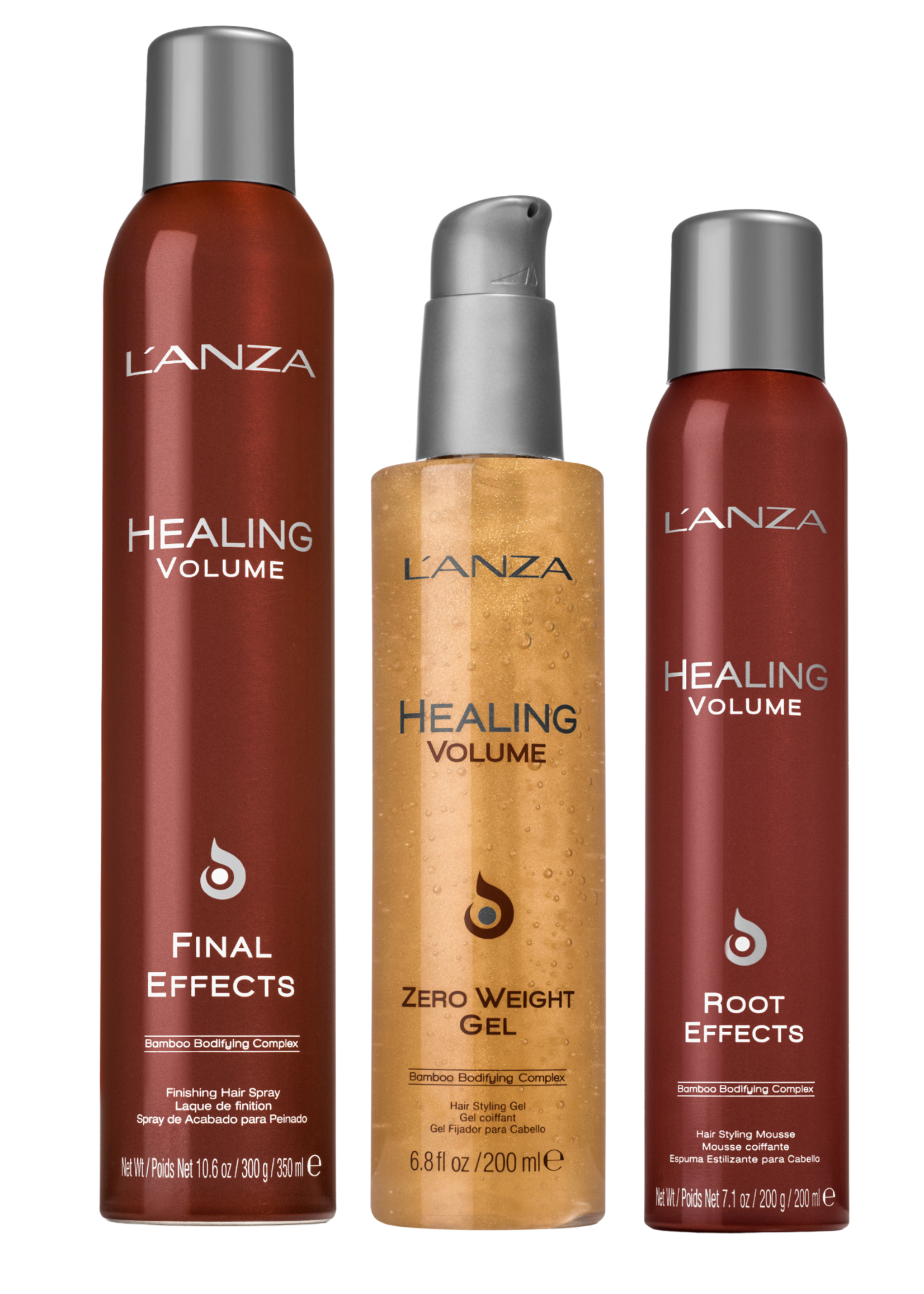L'ANZA L'ANZA Healing Volume Styling Trio Set - 350+200+200ml