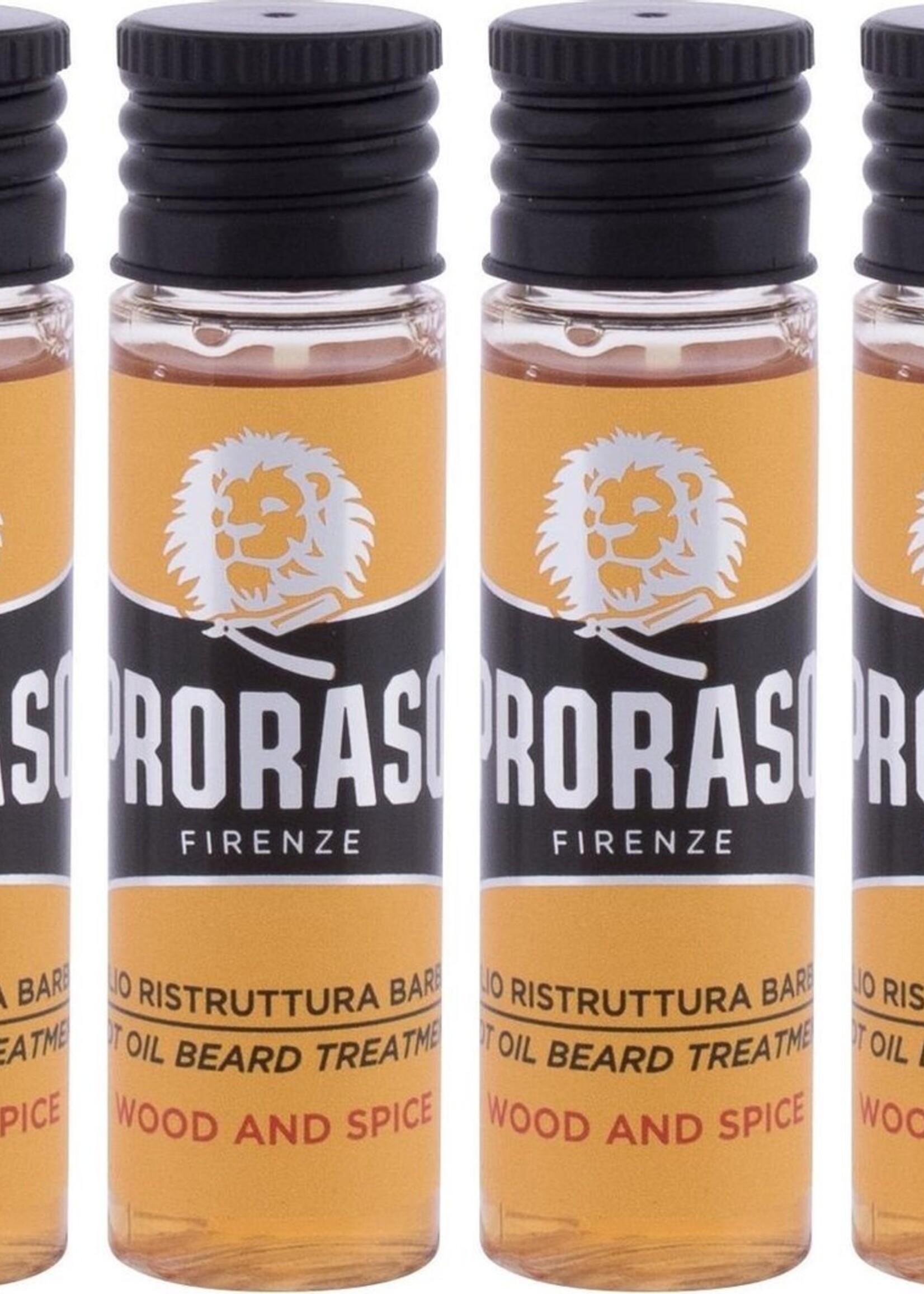 Proraso Proraso Wood & Spice Hot Treatment Baard Olie - 4x17ml