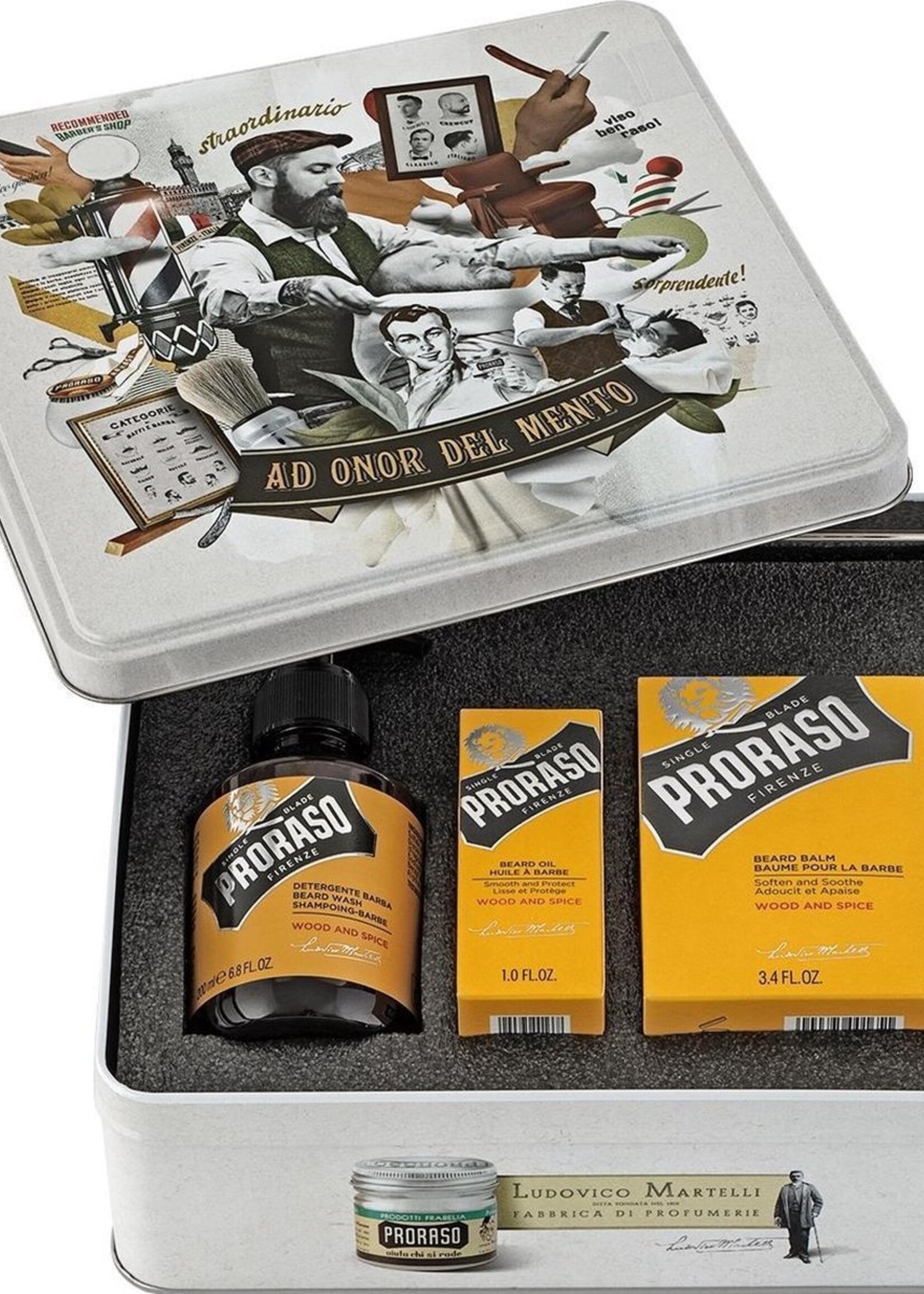 Proraso Proraso Giftbox Wood & Spice Baardverzorgingsset