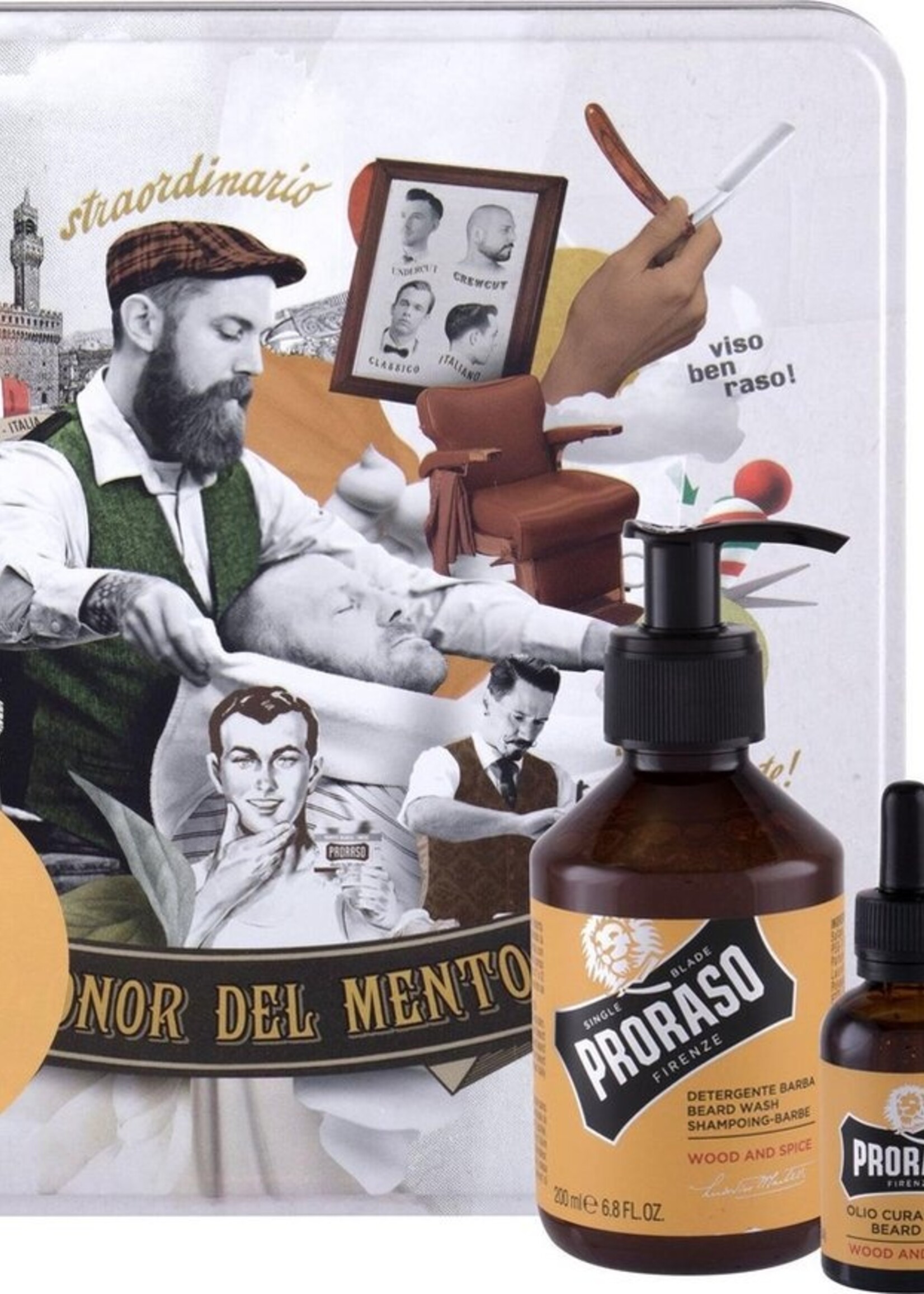 Proraso Proraso Giftbox Wood & Spice Baardverzorgingsset
