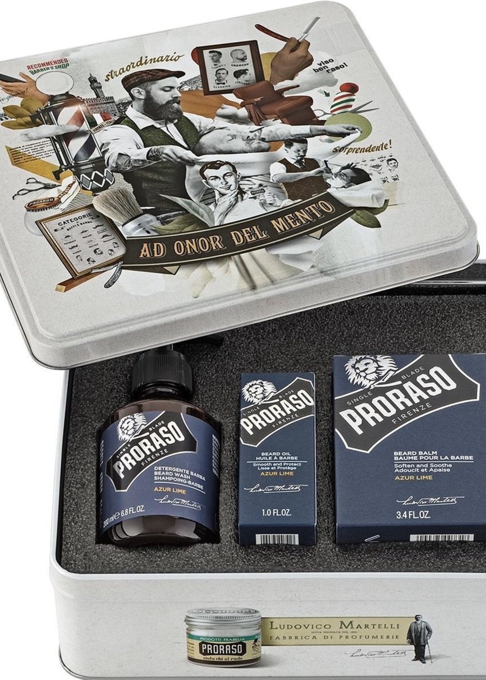 Proraso Proraso Giftbox Azur Lime Baard