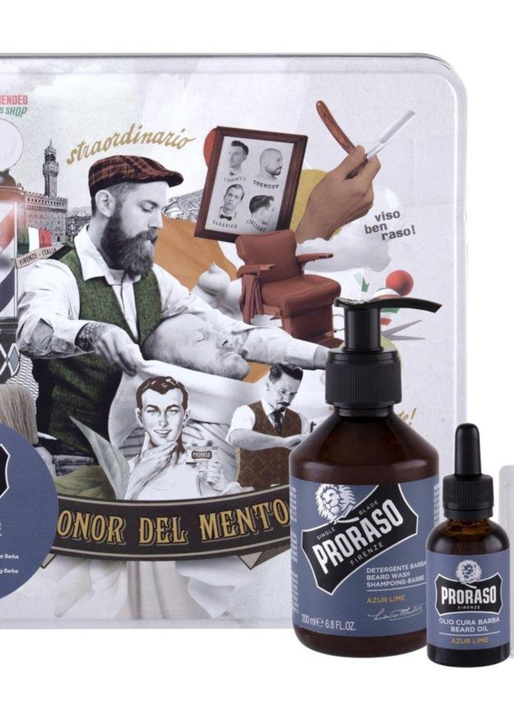 Proraso Proraso Giftbox Azur Lime Baard