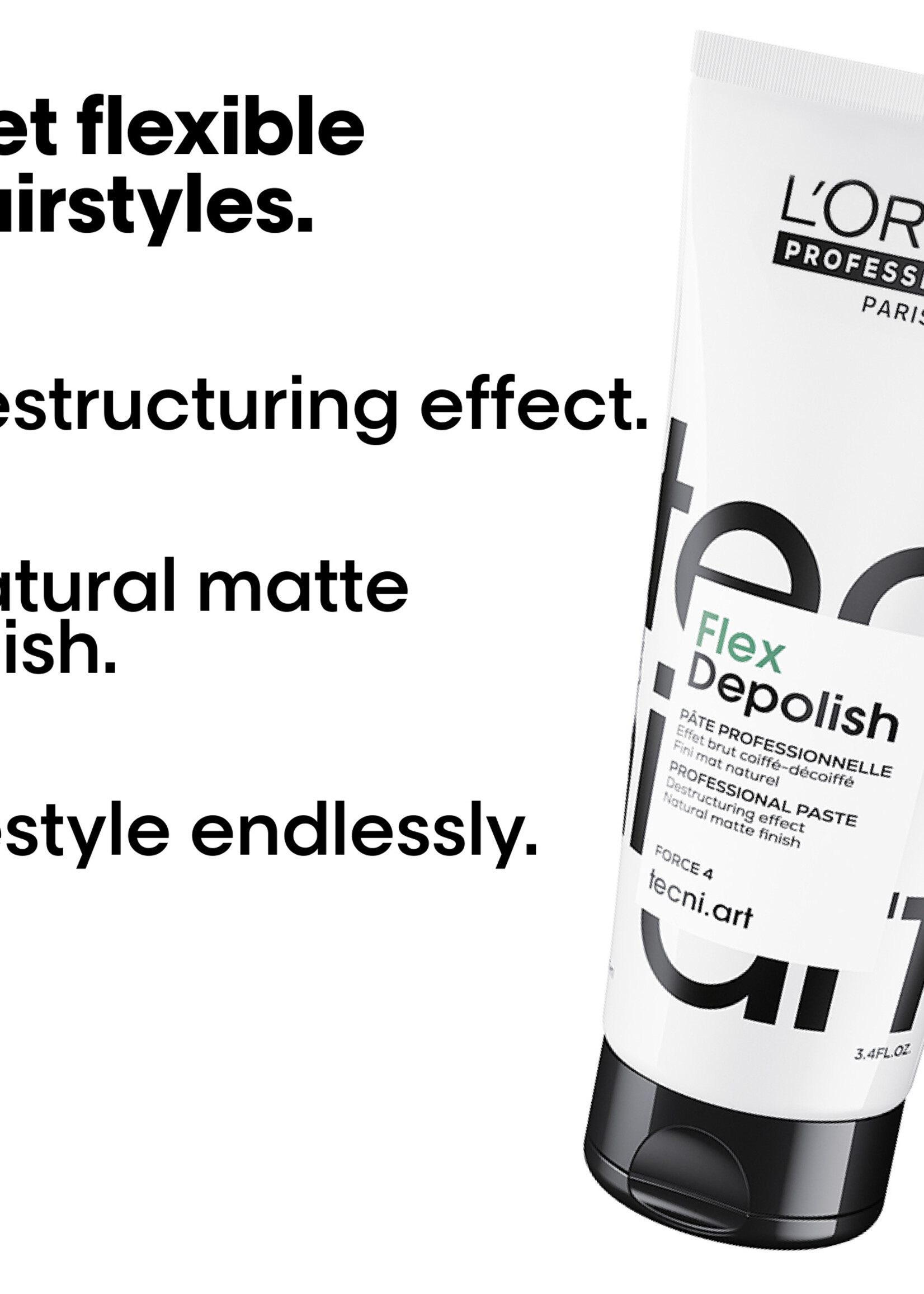 L'Oreal Professionnel L'Oreal TecniArt Flex Depolish 4 Destructuring Paste - 100ml