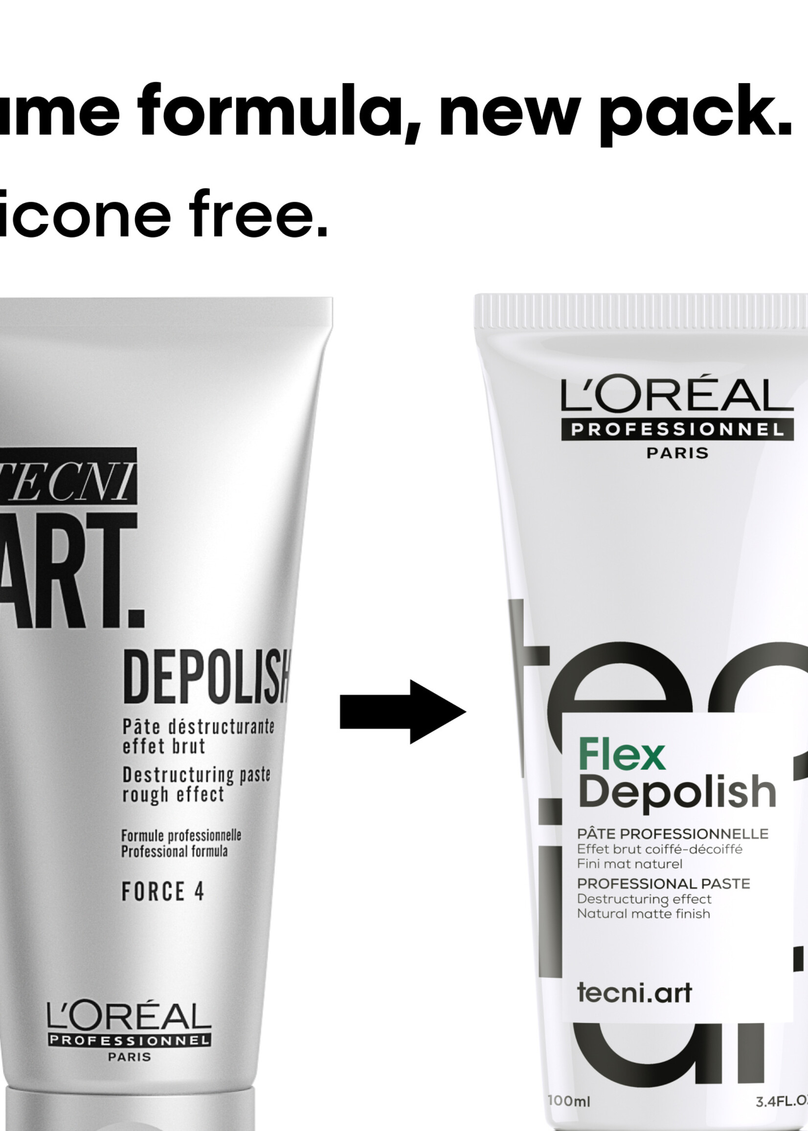 L'Oreal Professionnel L'Oreal TecniArt Flex Depolish 4 Destructuring Paste - 100ml