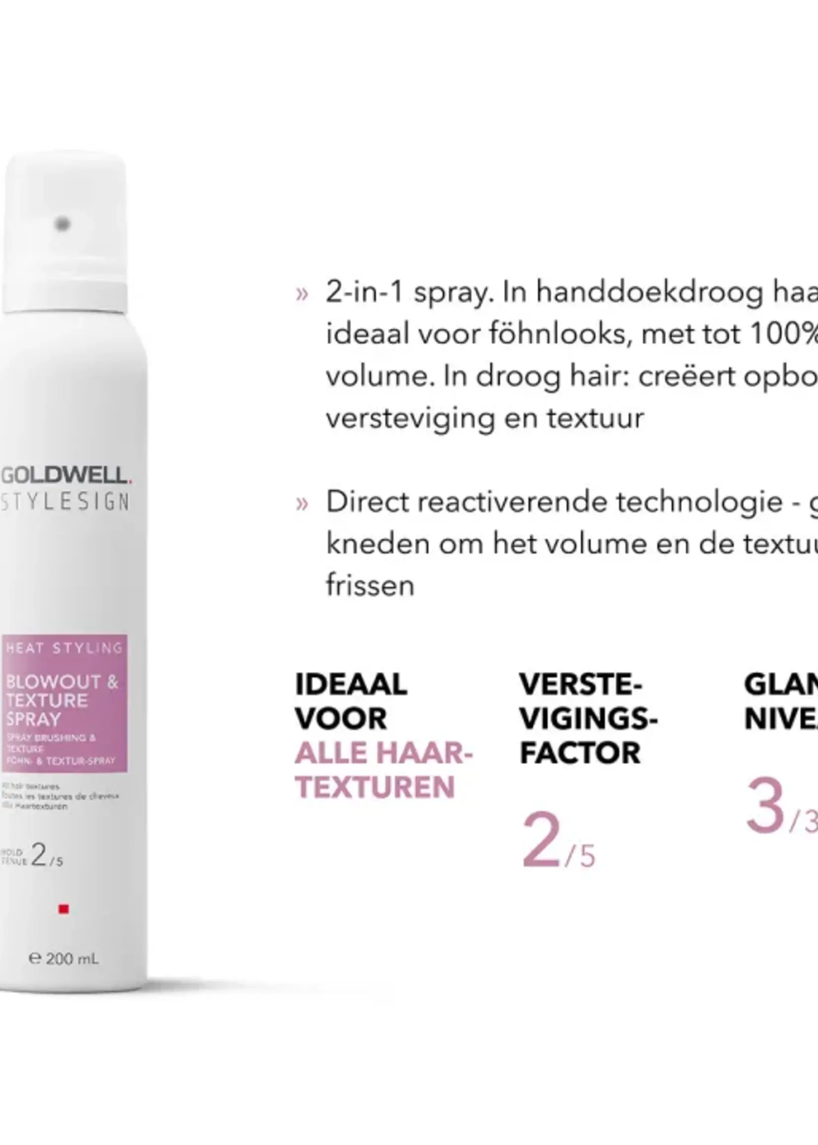 Goldwell Goldwell Stylesign Heat Styling Blowout & Texture Spray - 200ml