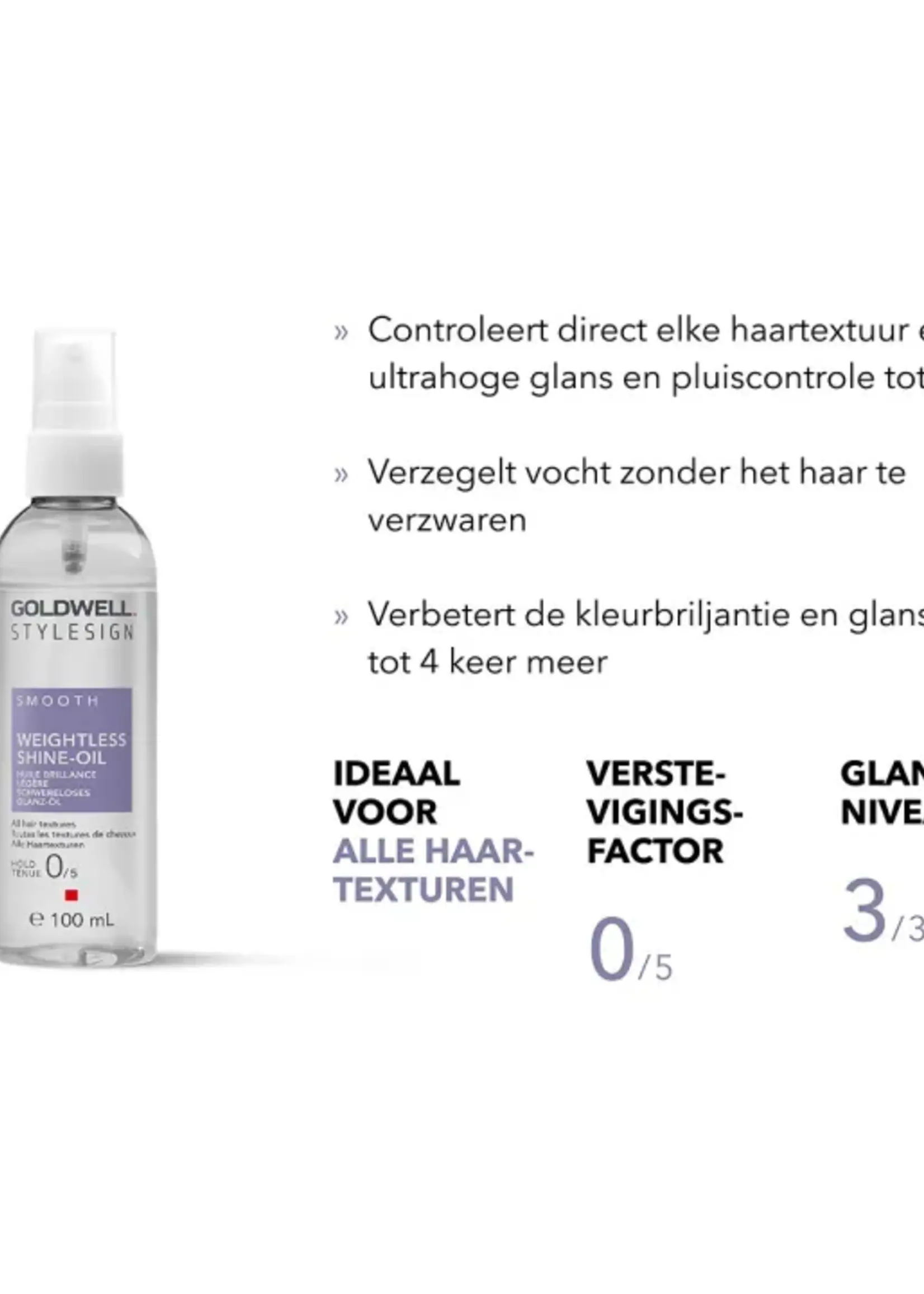 Goldwell Goldwell StyleSign Weightless Shine Oil - 100ml