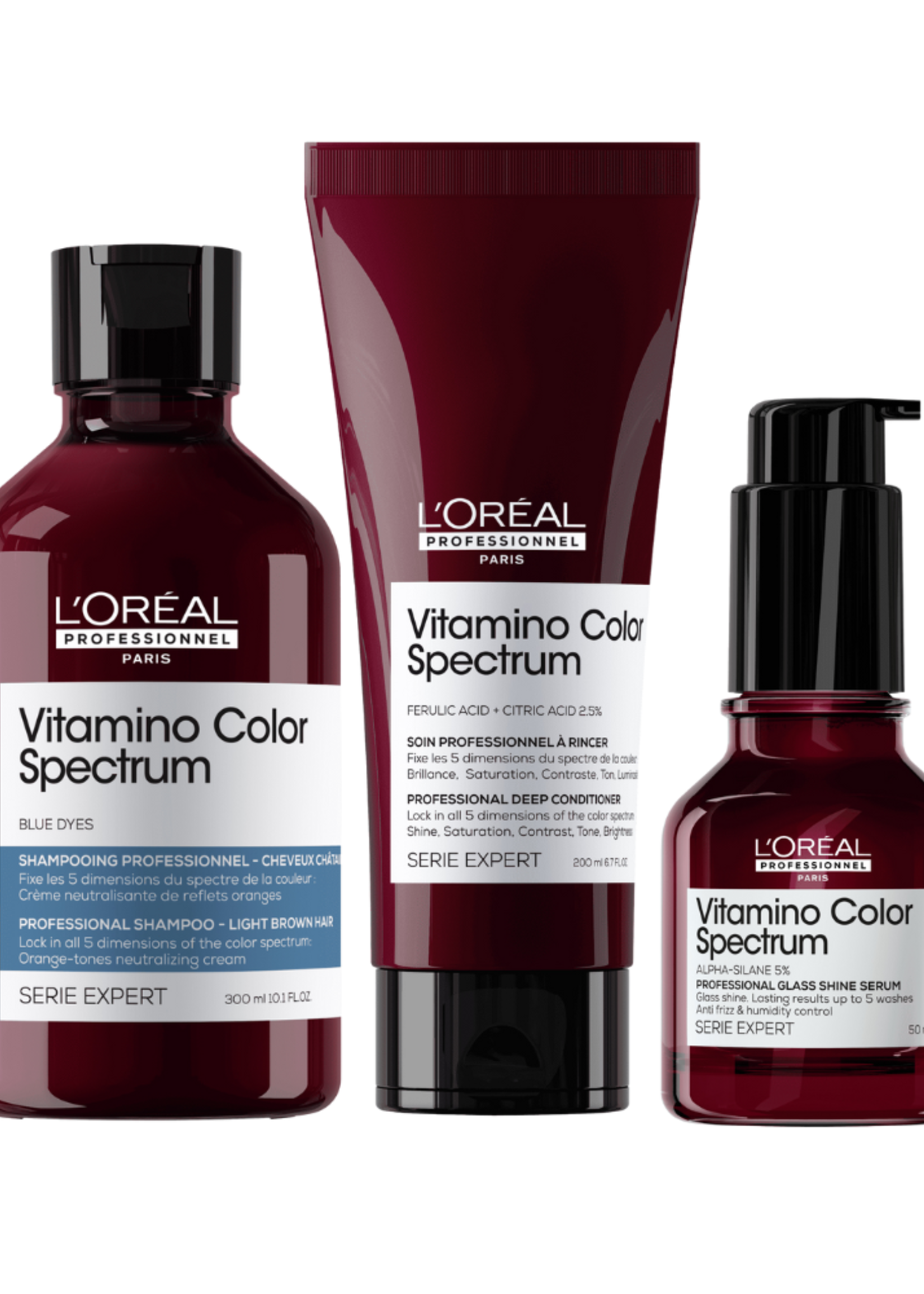 L'Oreal Professionnel L'Oreal SE Vitamino Color Spectrum Blue Care Set - 300+200+50ml