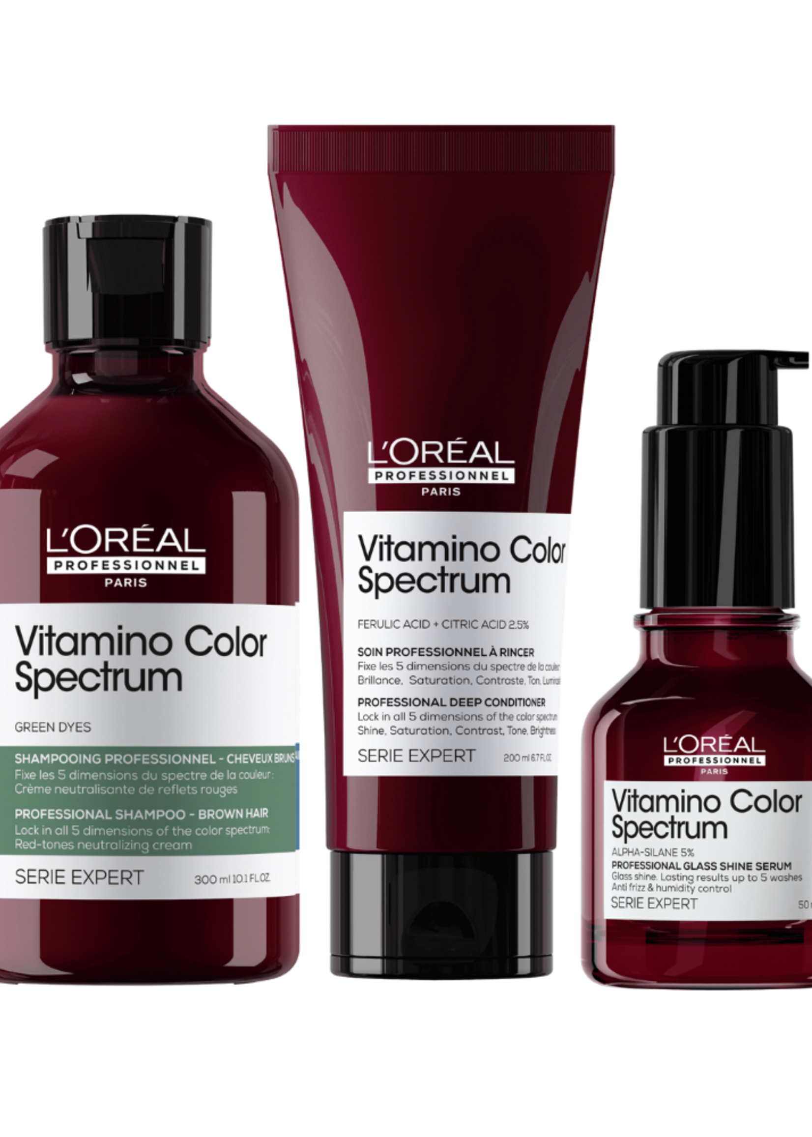 L'Oreal Professionnel L'Oreal SE Vitamino Color Spectrum Green Care Set - 300+200+50ml