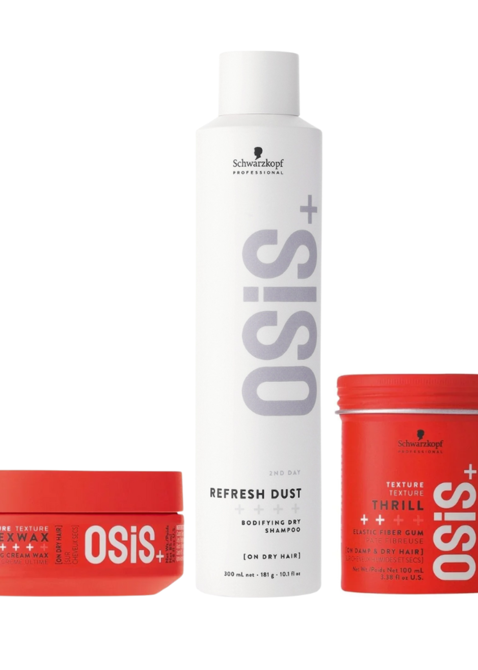 Schwarzkopf Professional Schwarzkopf OSiS+ Refresh & Style On-the-Go Set - 300+100+85ml