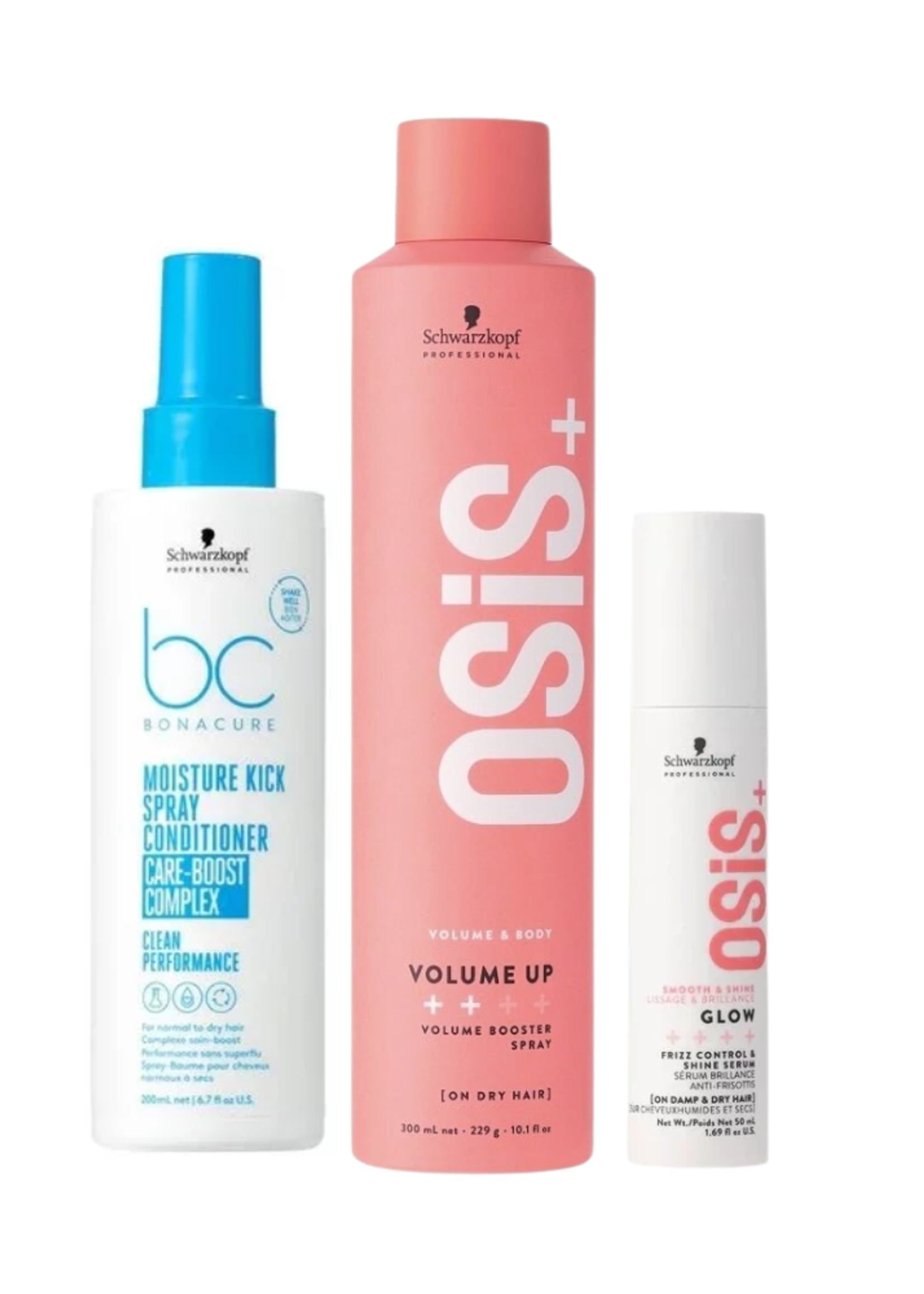 Schwarzkopf Professional Schwarzkopf Heatless Curls Bundel - 300+200+50ml