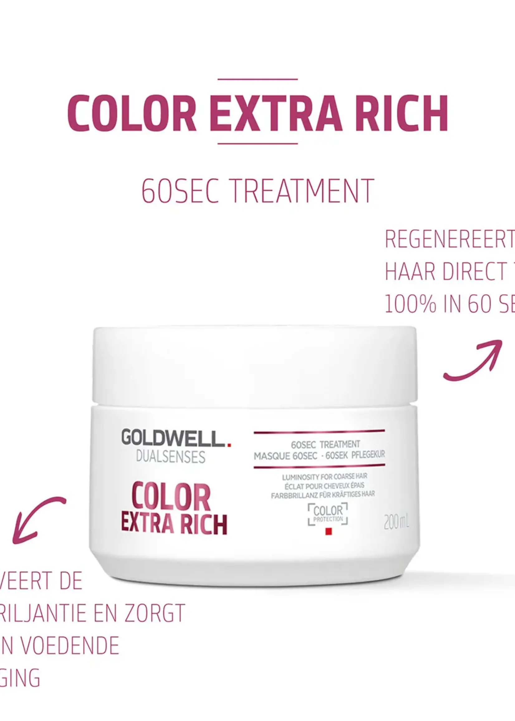 Goldwell Goldwell Color Brilliance Extra Rich 60sec Treatment