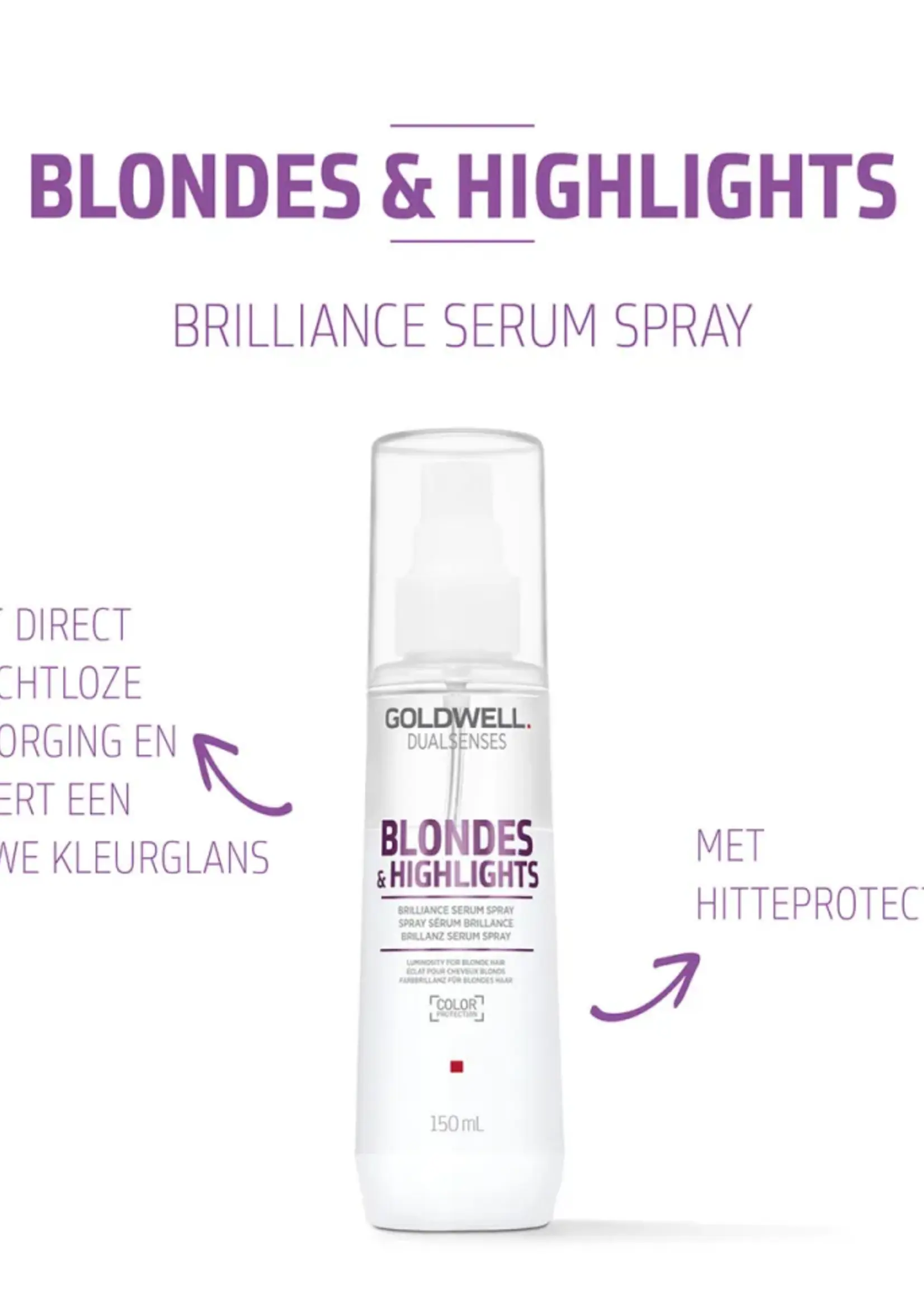 Goldwell Goldwell Dualsenses Blondes & Highlights Brilliance Serum Spray - 150ml