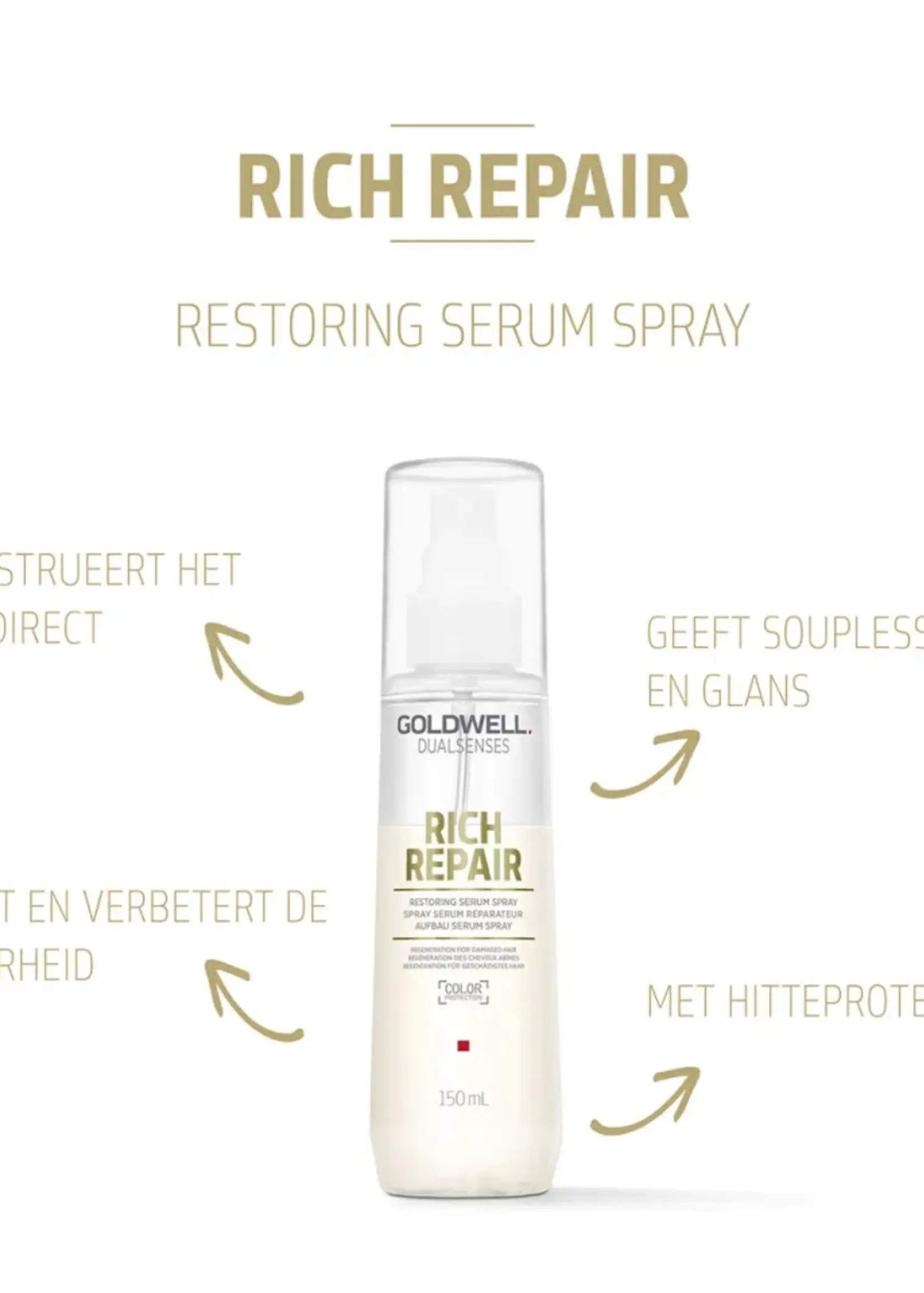 Goldwell Goldwell Dualsenses Rich Repair Restoring Serum Spray - 150ml