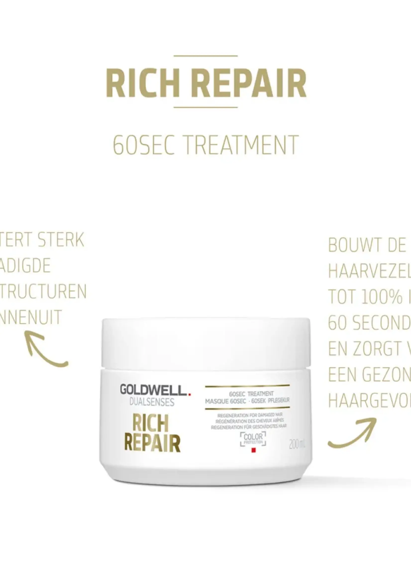 Goldwell Goldwell Dualsenses Rich Repair Restoring 60sec Treatment