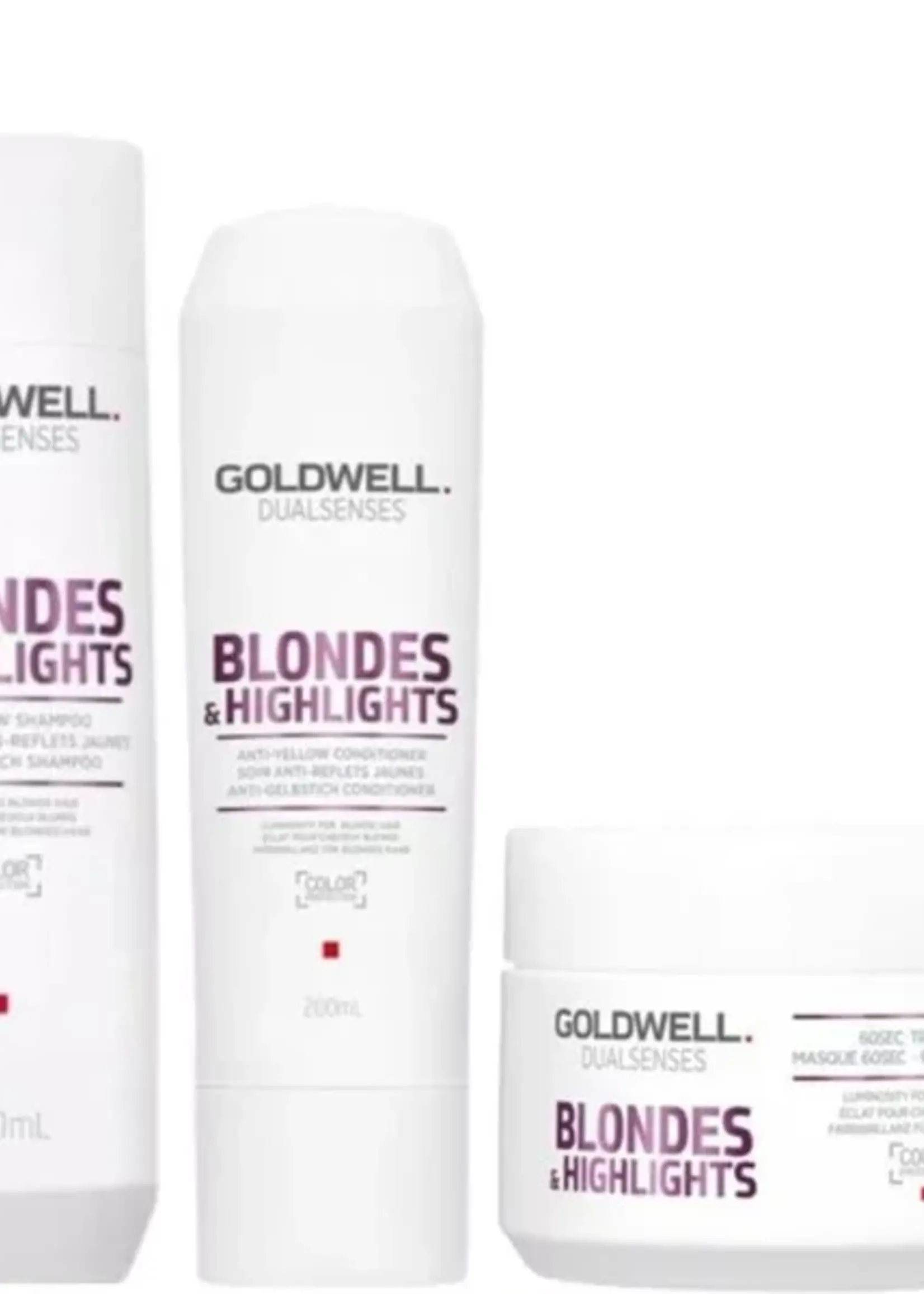 Goldwell Goldwell Dualsenses Blondes & Highlights Anti-Yellow XL Set – 250+200+200ml