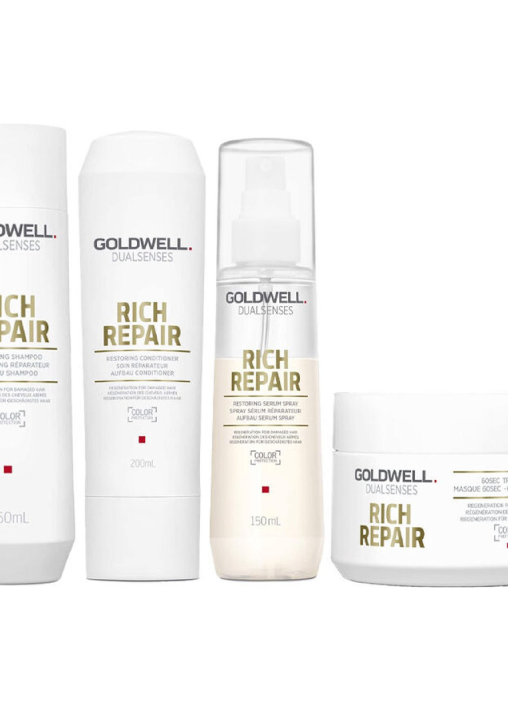 Goldwell Goldwell Dualsenses Rich Repair Restoring Deluxe Set - 250+200+200+150ml