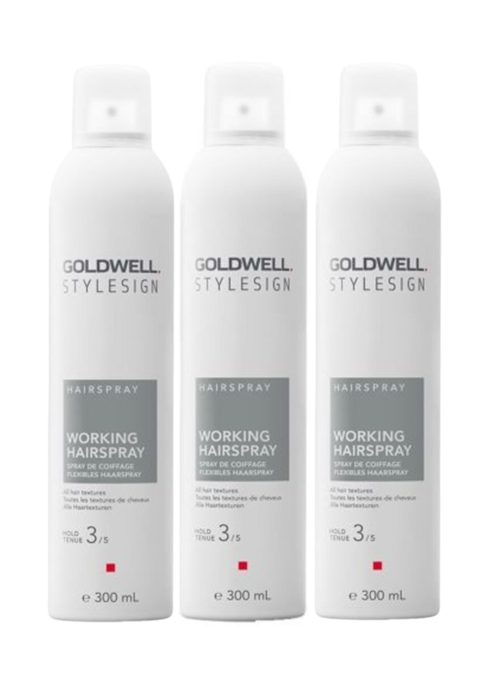 Goldwell Goldwell StyleSign Working Hairspray Triple Set – 3x300ml