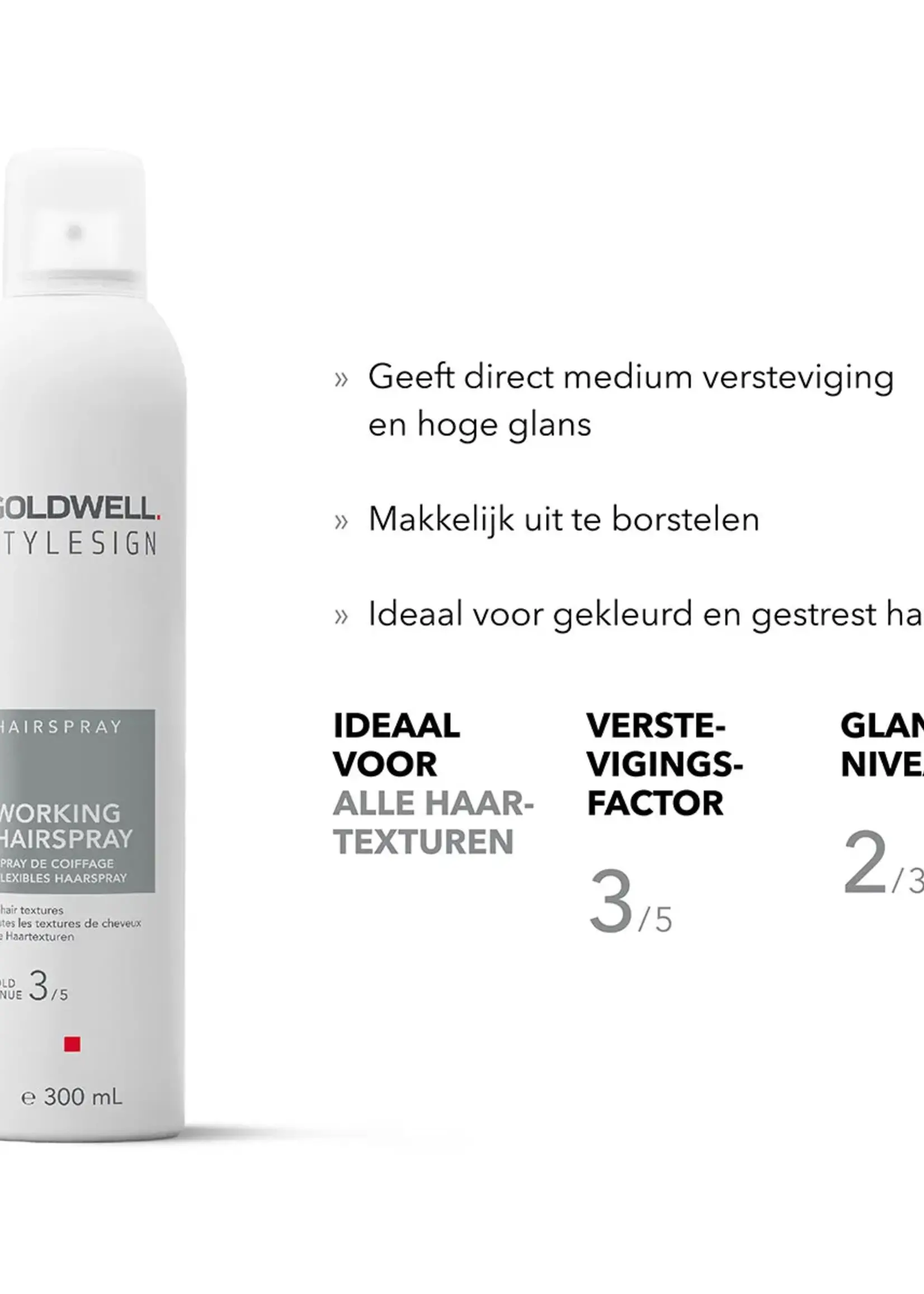 Goldwell Goldwell StyleSign Working Hairspray Triple Set – 3x300ml