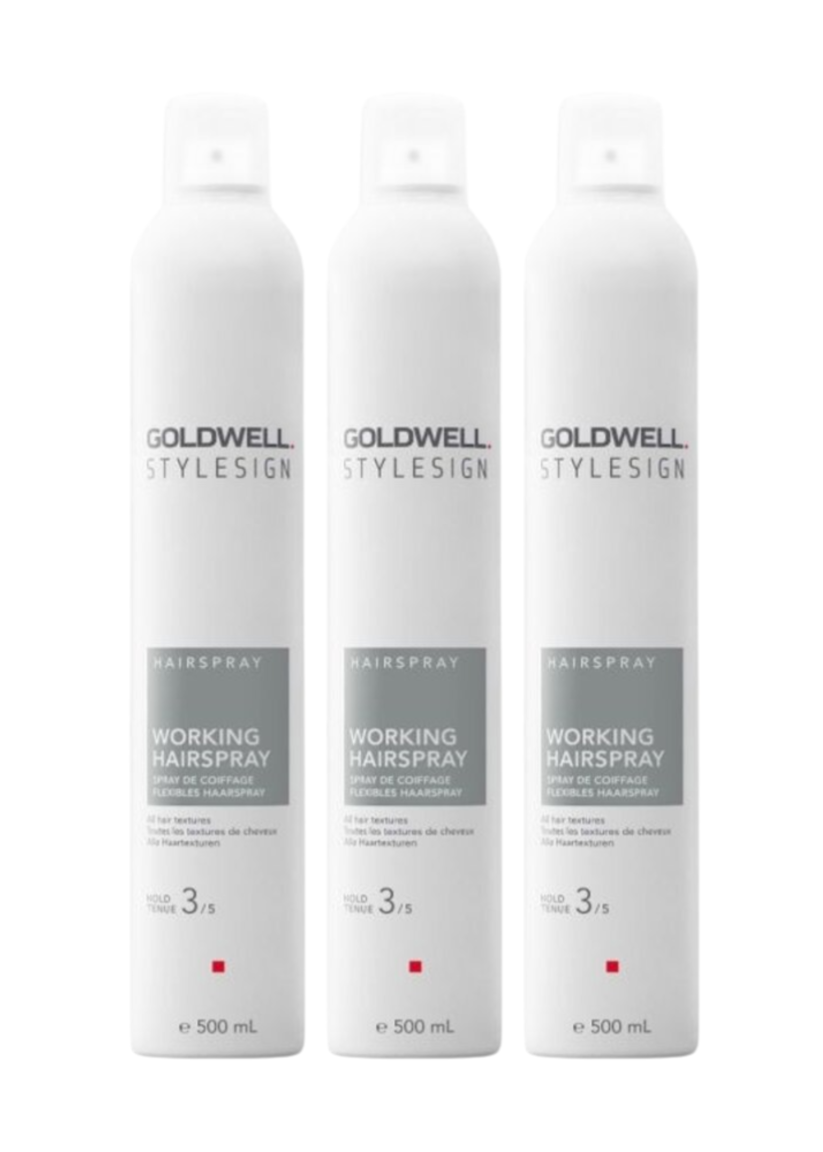 Goldwell Goldwell StyleSign Working Hairspray Triple Set – 3x500ml