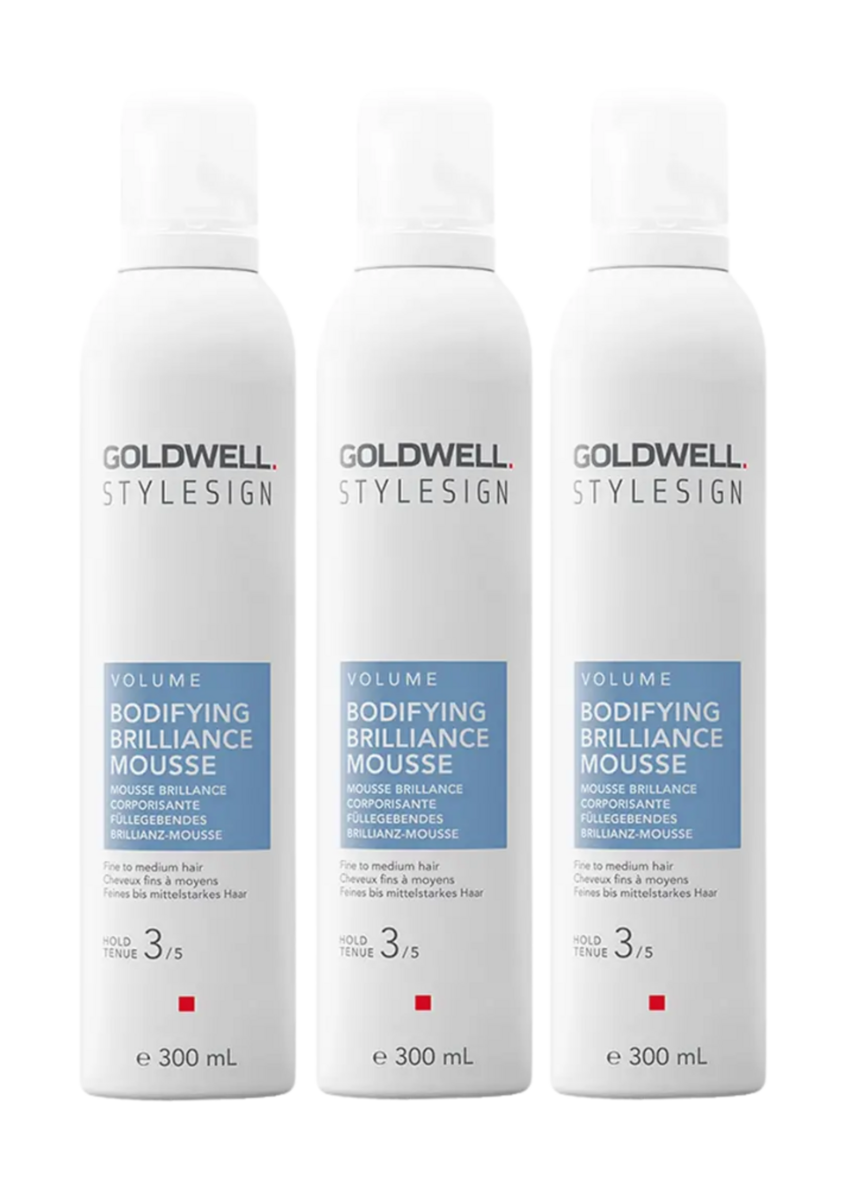 Goldwell Goldwell StyleSign Bodifying Brilliance Mousse Triple Set – 3x300ml
