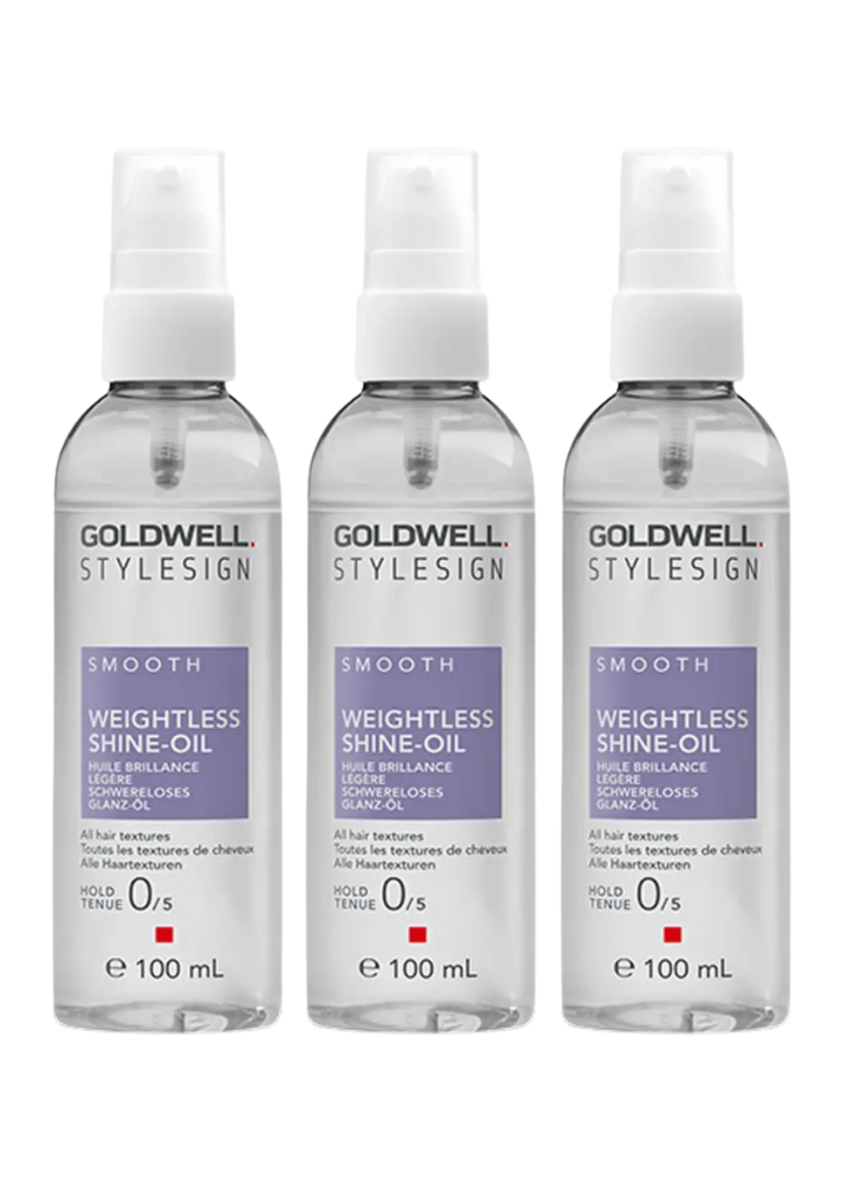 Goldwell Goldwell StyleSign Weightless Shine Oil Triple Set – 3x100ml