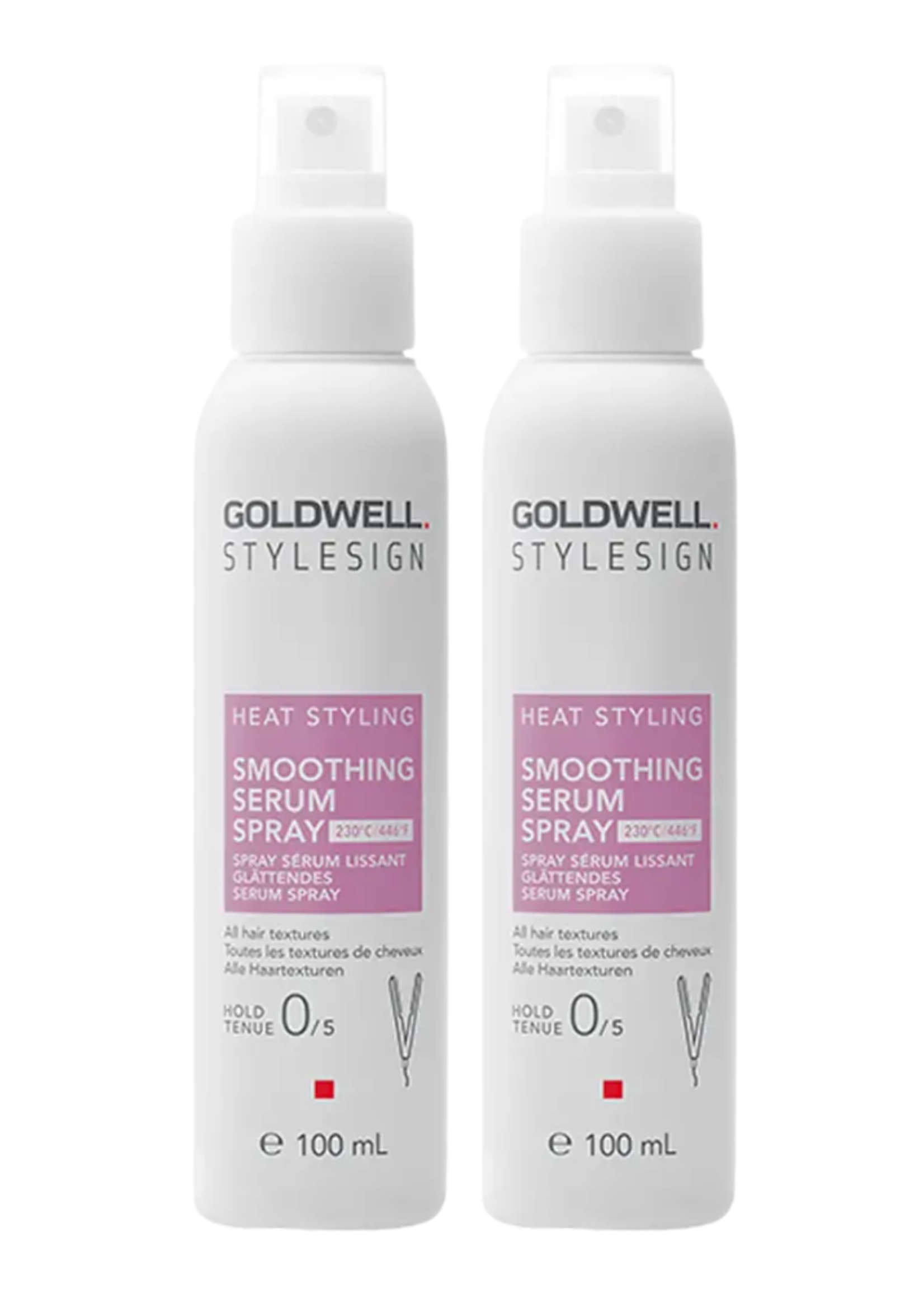 Goldwell Goldwell StyleSign Heat Styling Smoothing Serum Spray Duo Set – 2x100ml
