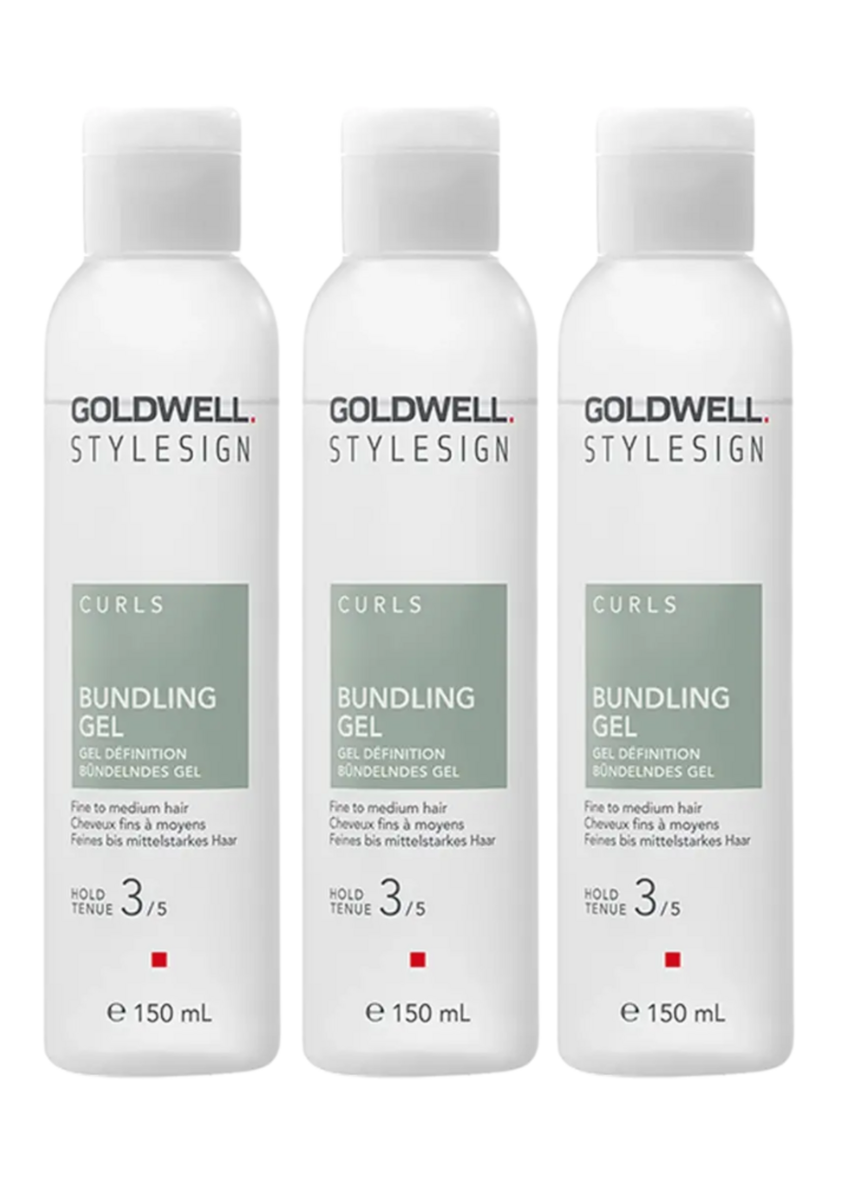 Goldwell  Goldwell StyleSign Curls Bundling Gel Triple Set – 3x150ml
