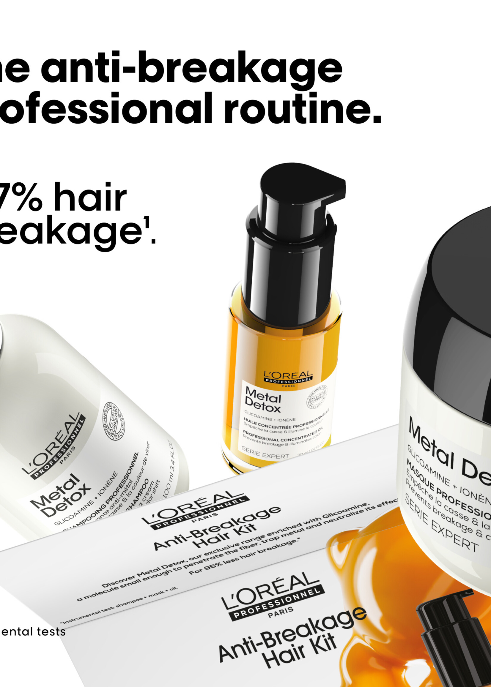 L'Oreal Professionnel L’Oréal Professionnel Metal Detox Discovery Trio Set - 100+75+30ml