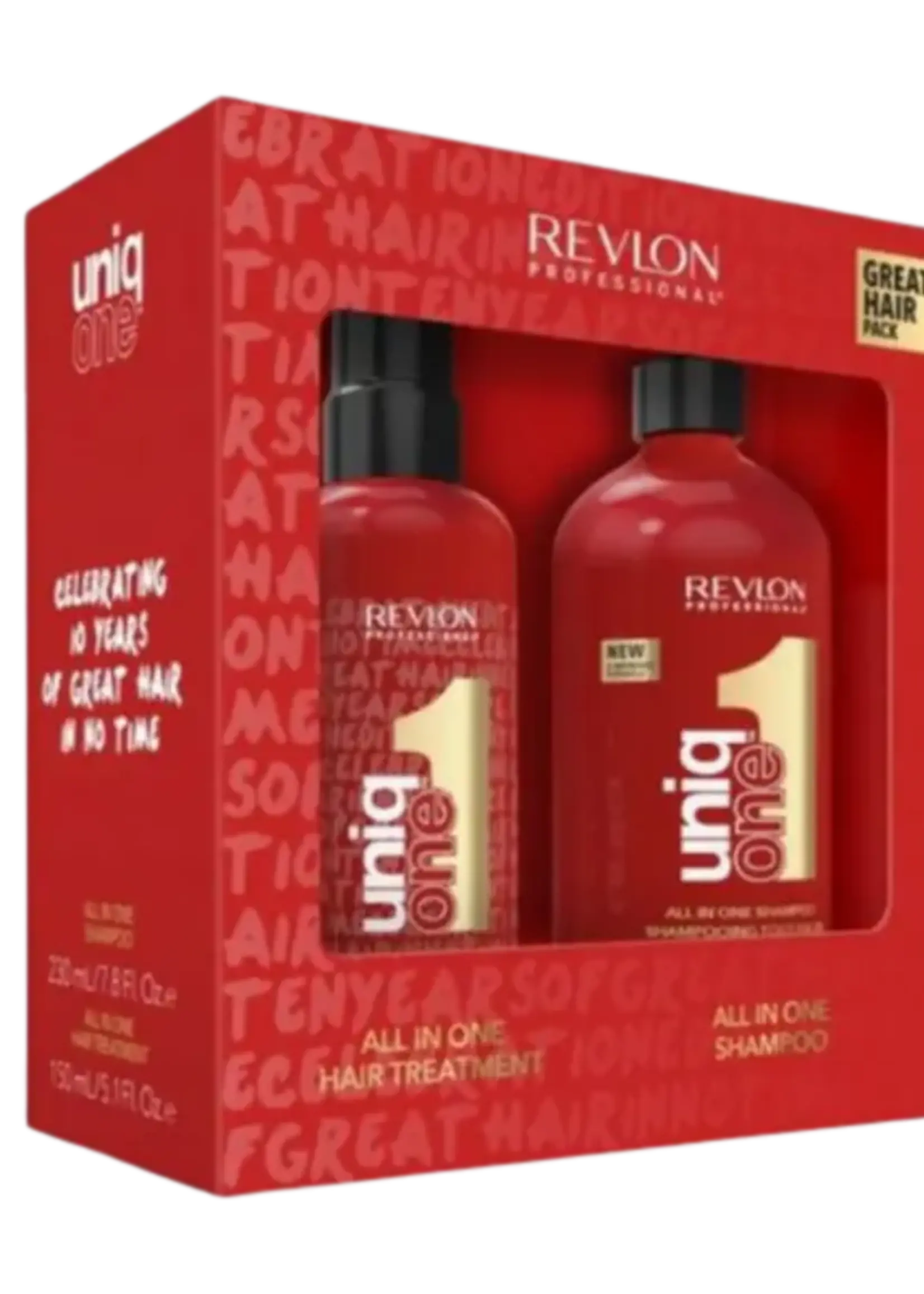 Revlon Uniq One Treatment & Shampoo Duopack - 150ml + 230ml
