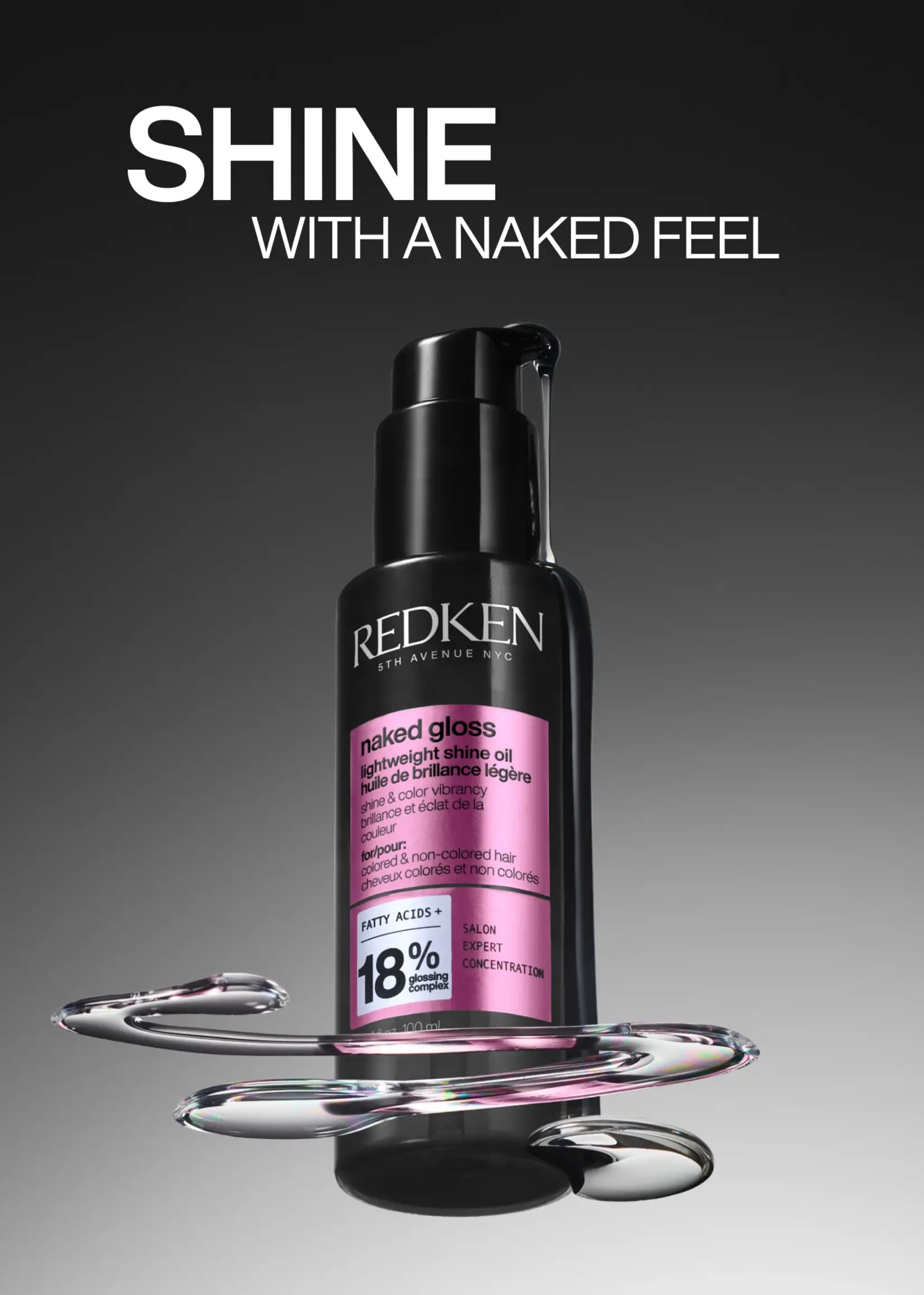 Redken Redken Acidic Color Gloss Naked Gloss Lightweight Shine Oil - 100ml