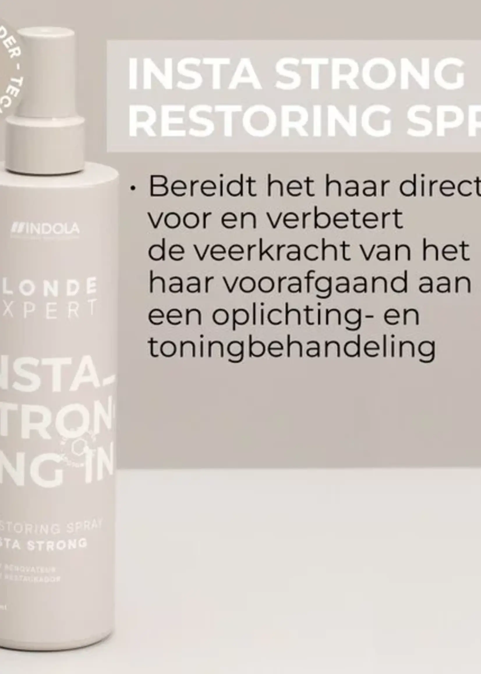 Indola Indola Blonde Expert Insta Strong Restoring Spray - 300ml
