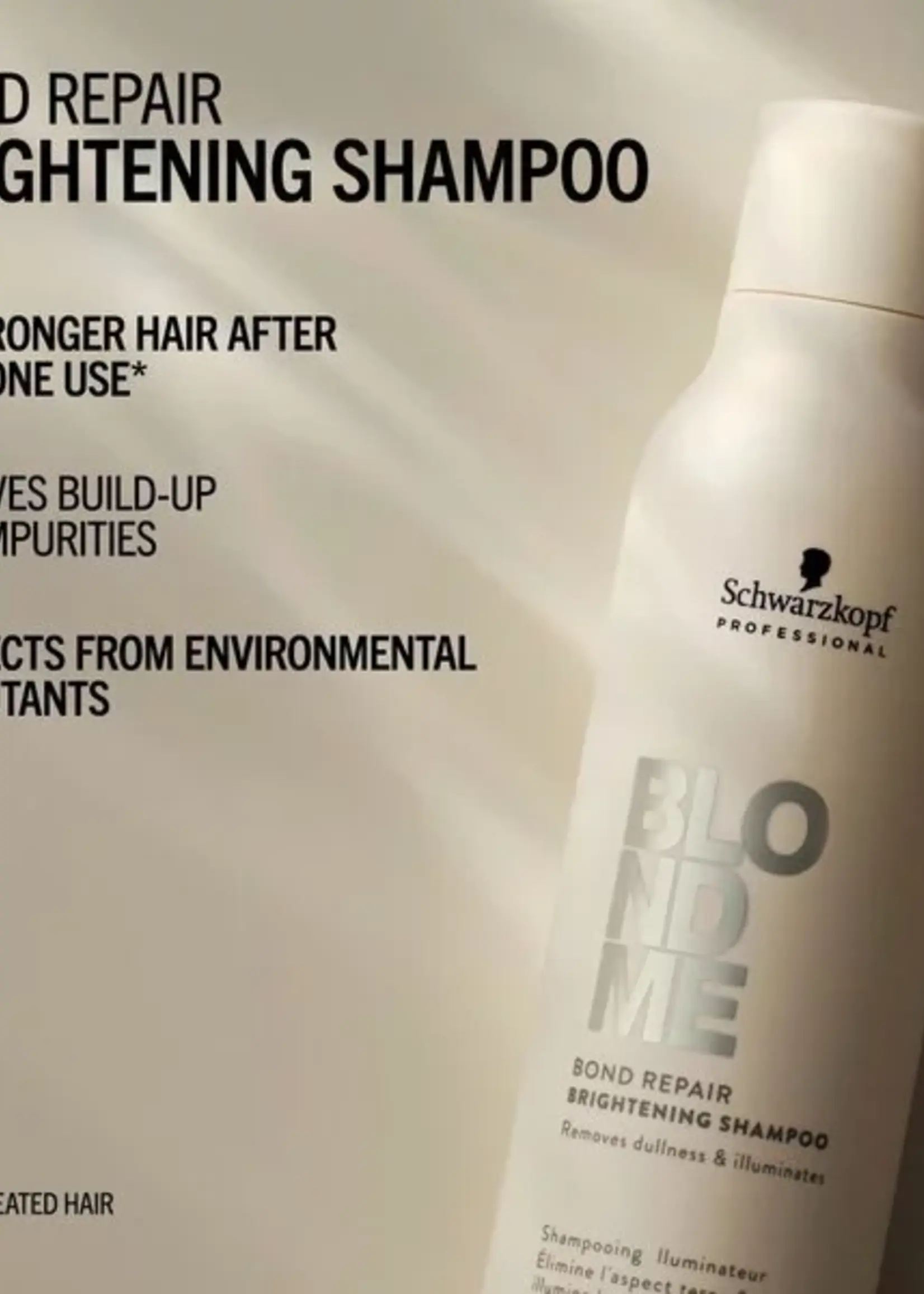 Schwarzkopf Professional Schwarzkopf BlondMe Bond Repair Brightening Shampoo