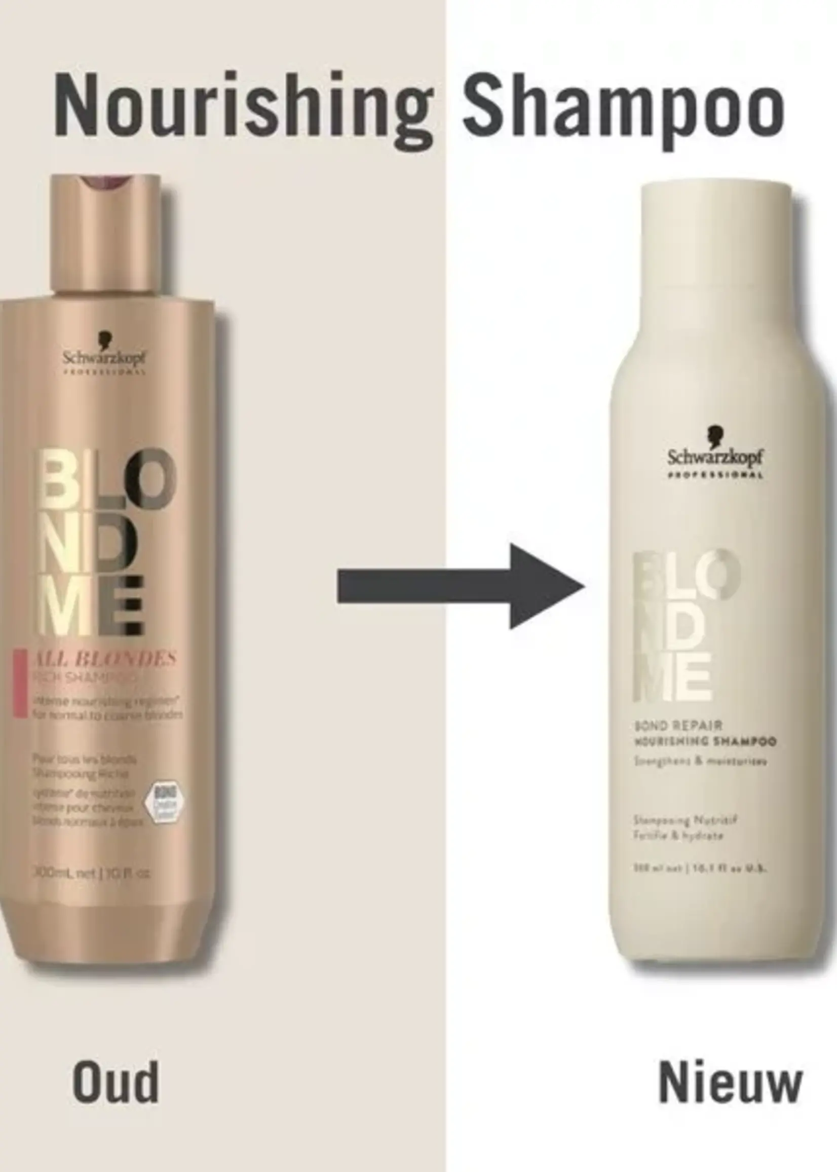 Schwarzkopf Professional Schwarzkopf BlondMe Bond Repair Nourishing Shampoo