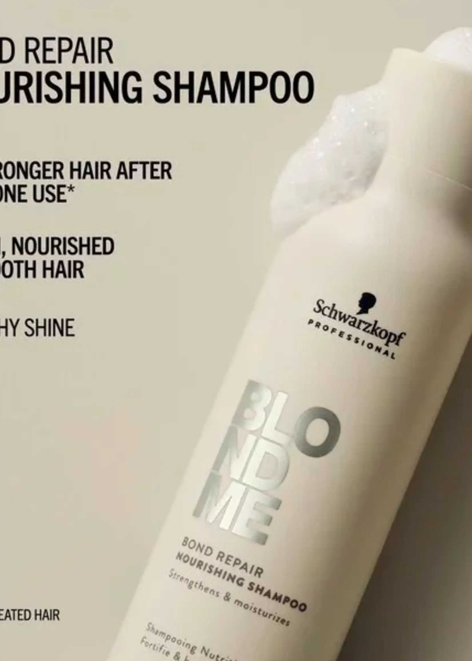 Schwarzkopf Professional Schwarzkopf BlondMe Bond Repair Nourishing Shampoo
