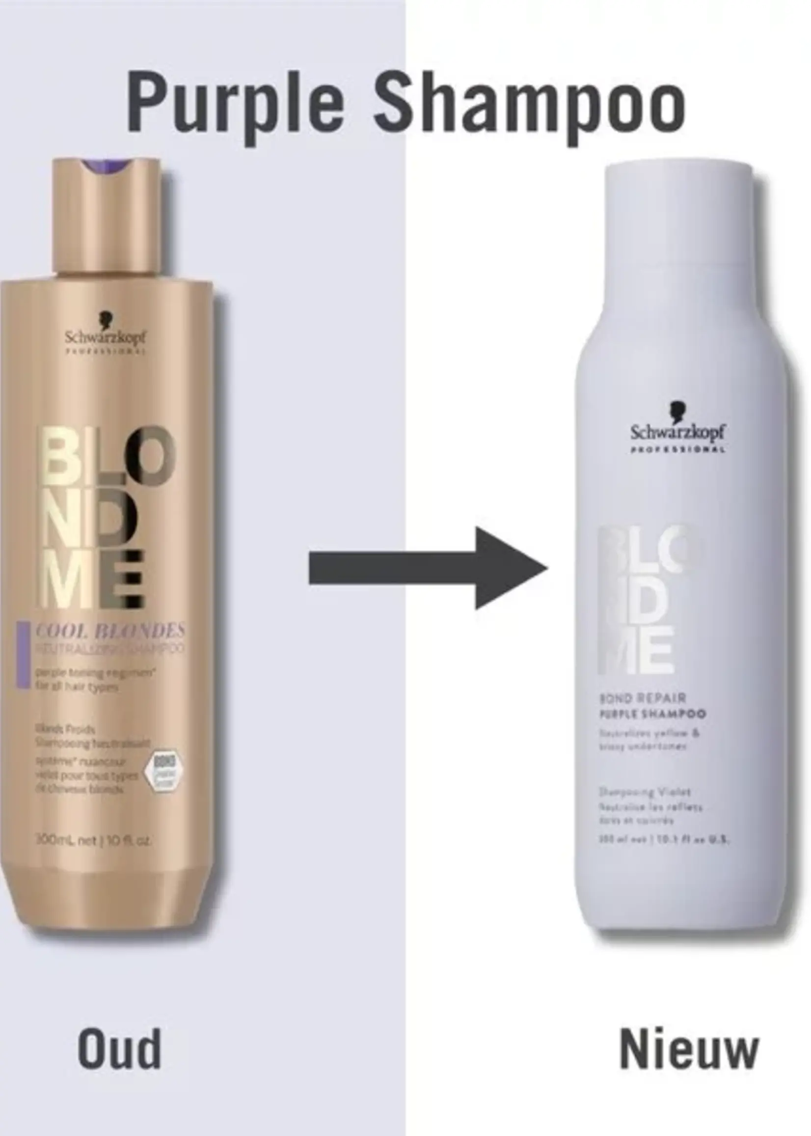 Schwarzkopf Professional Schwarzkopf BlondMe Bond Repair Purple Shampoo