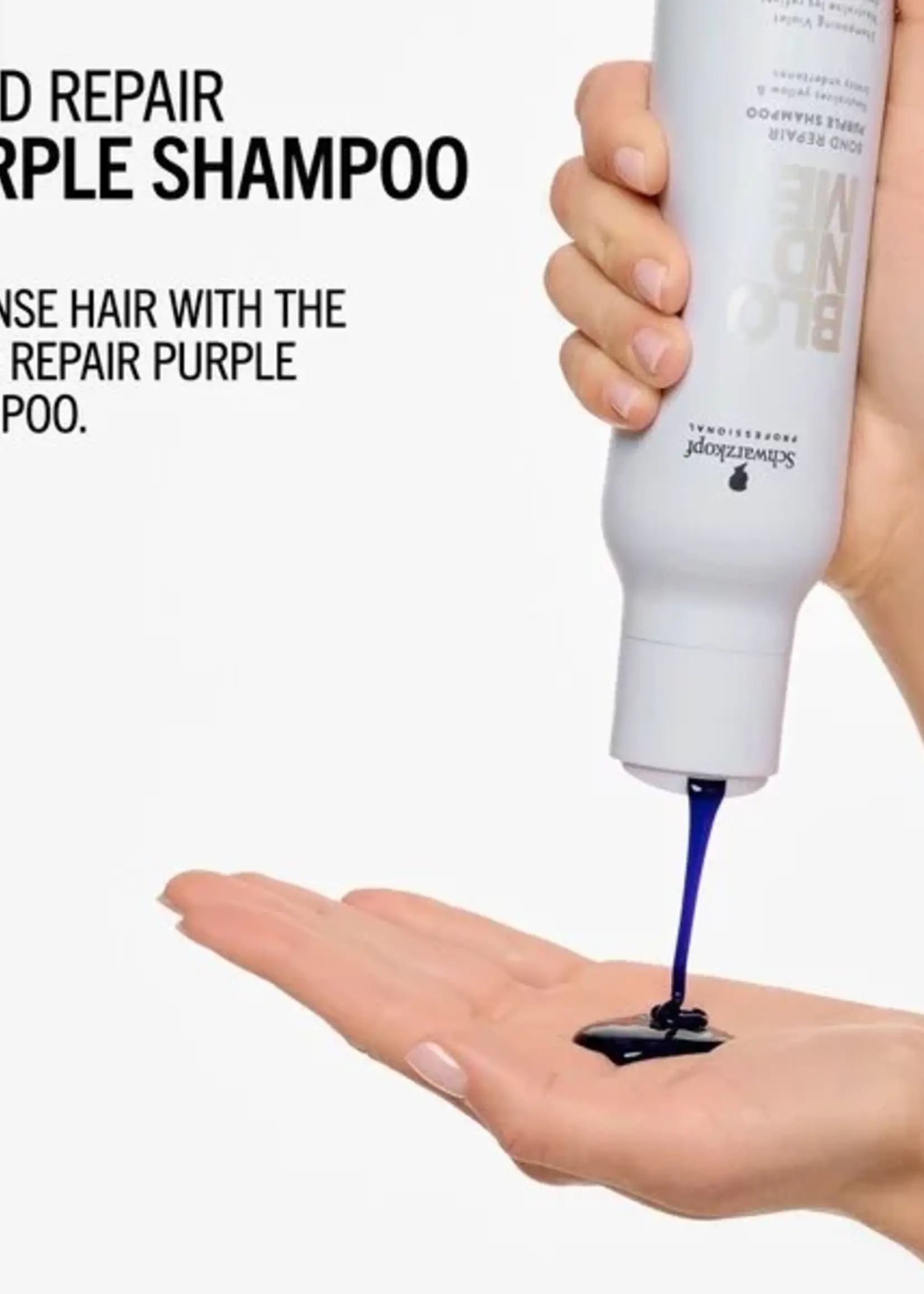 Schwarzkopf Professional Schwarzkopf BlondMe Bond Repair Purple Shampoo
