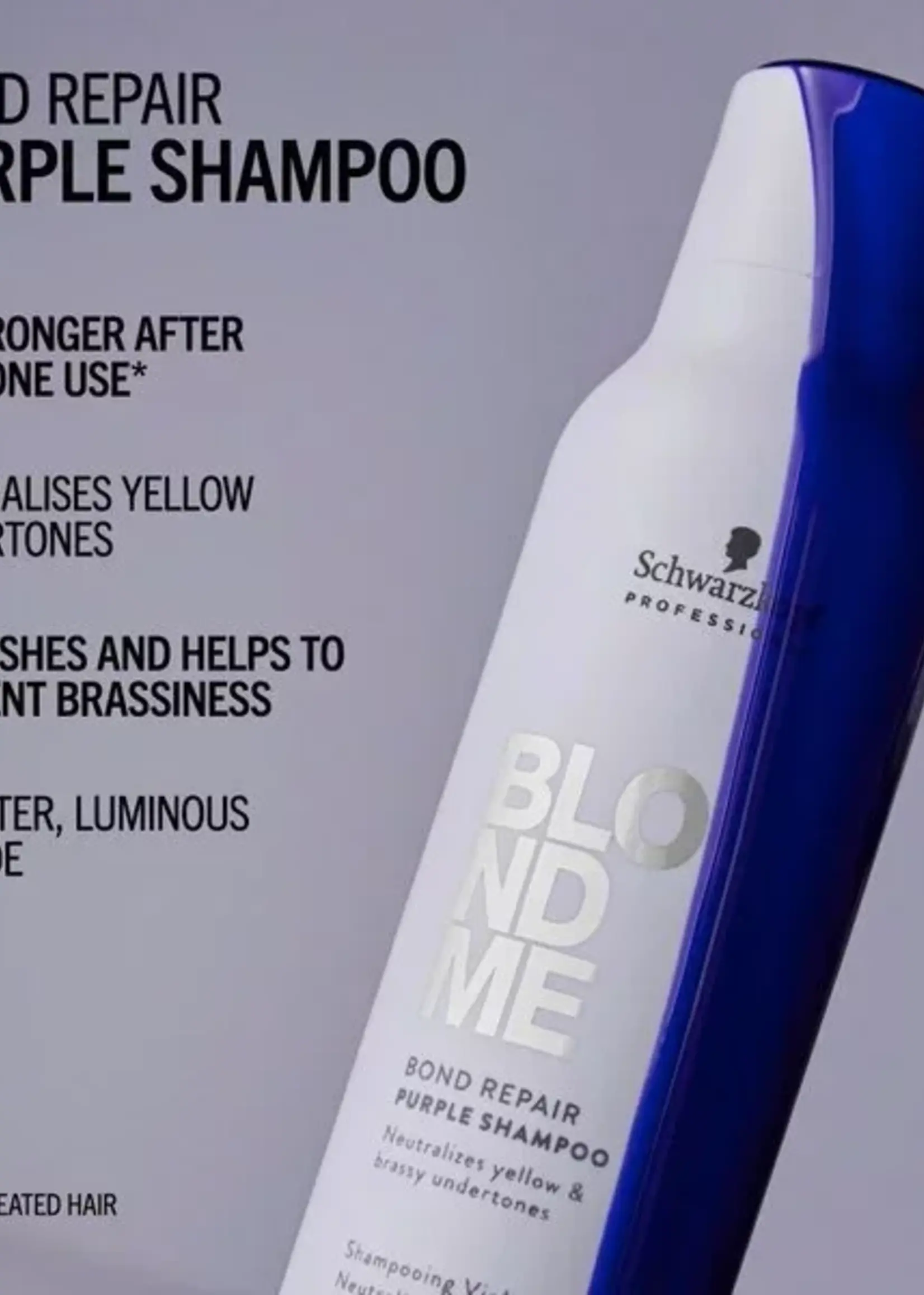 Schwarzkopf Professional Schwarzkopf BlondMe Bond Repair Purple Shampoo