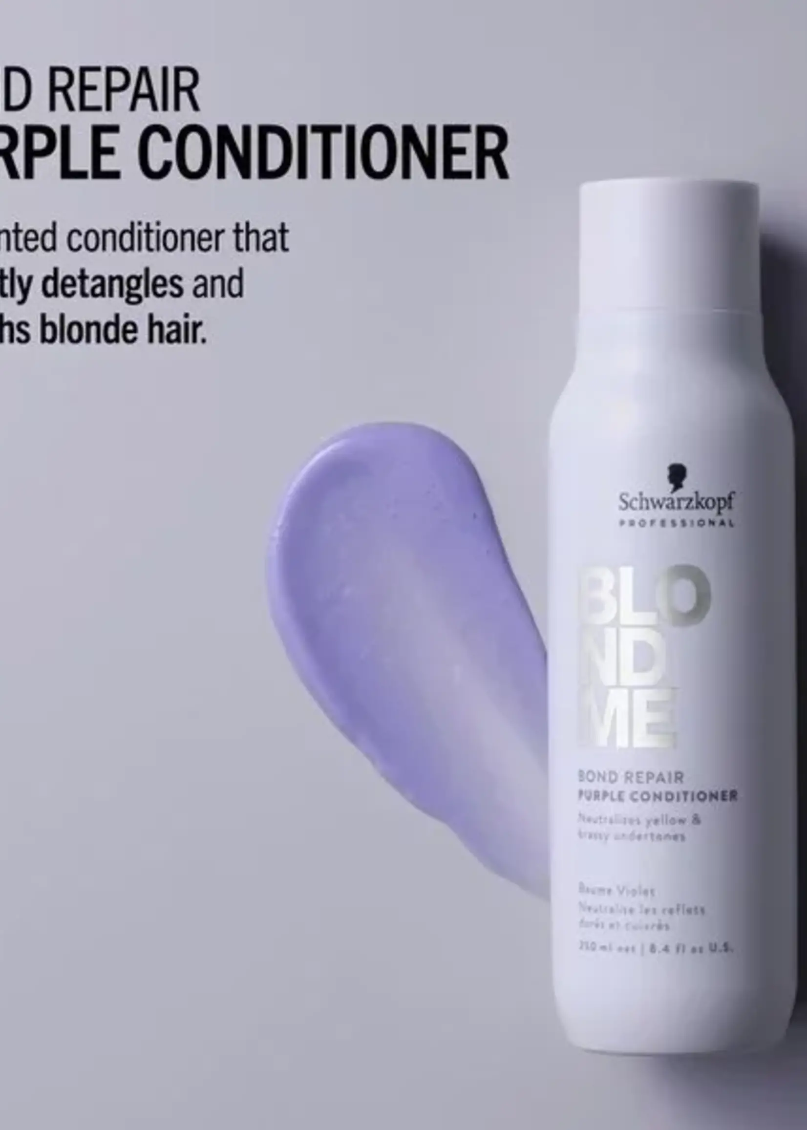 Schwarzkopf Professional Schwarzkopf BlondMe Bond Repair Purple Conditioner - 250ml